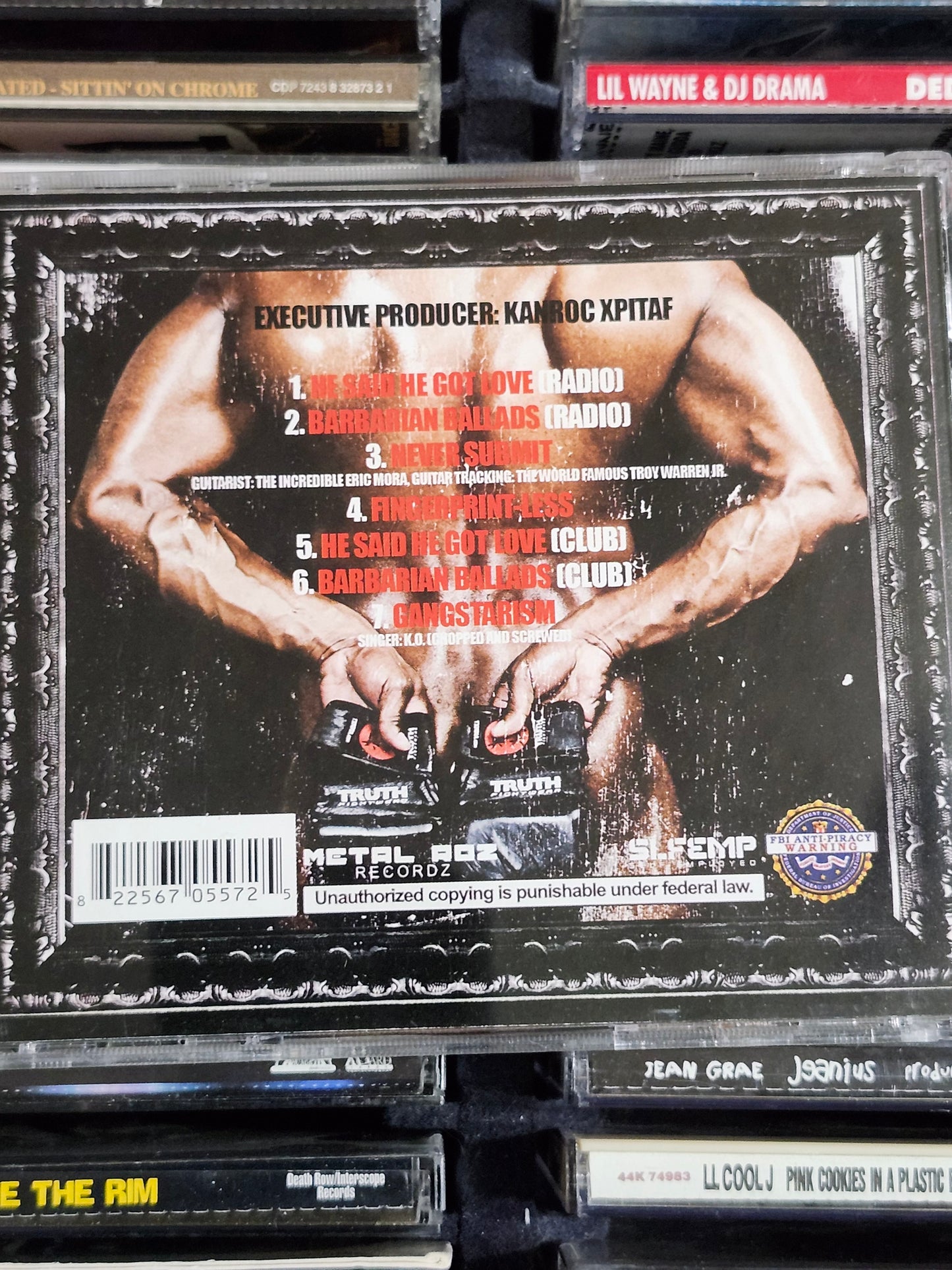 Kanroc Never Submit CD Rare HTF OOP Rap Hip-hop
