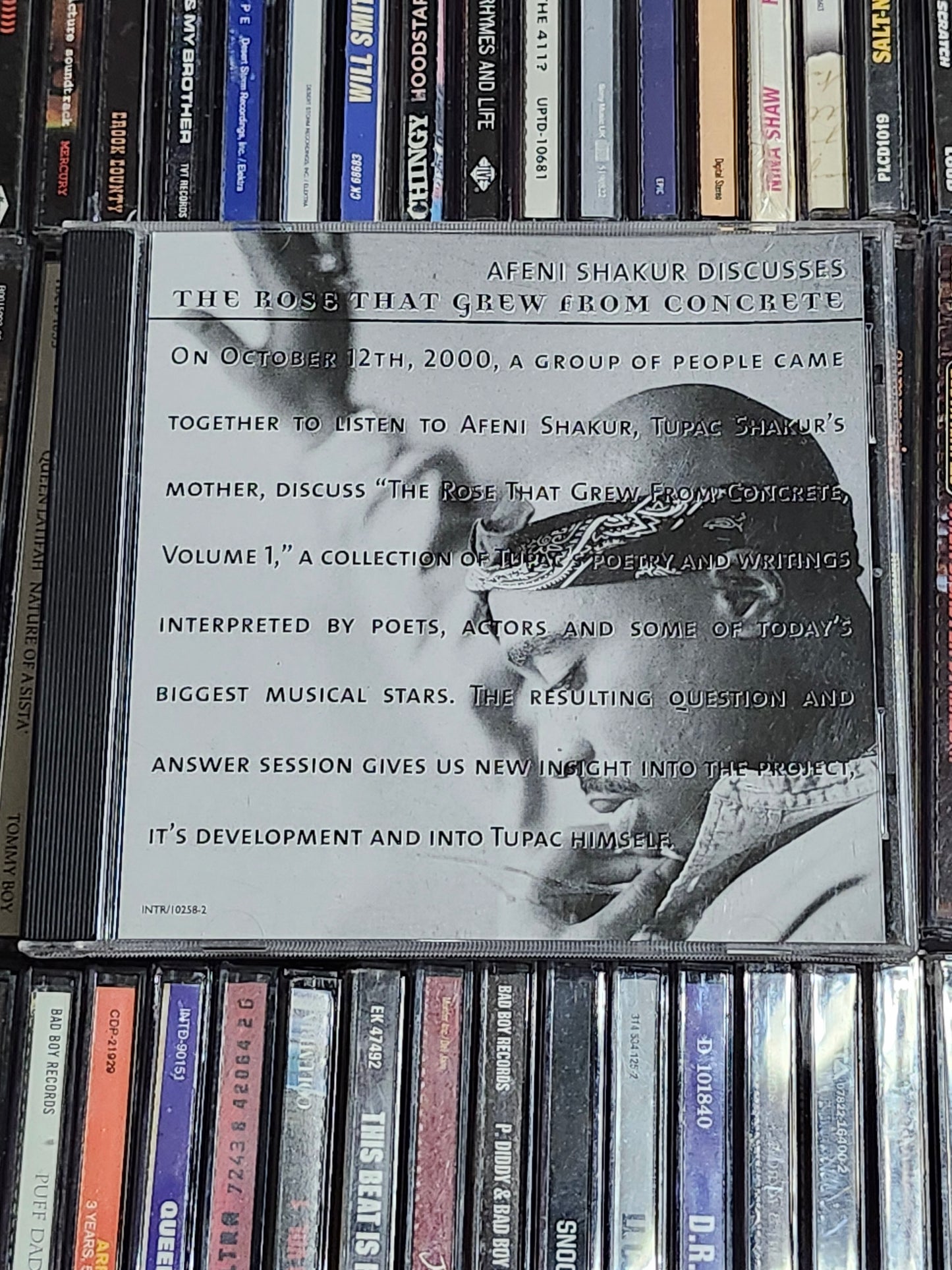 2pac Afeni Shakur Discusses Rose That Grew From Concrete Tupac Interview  CD