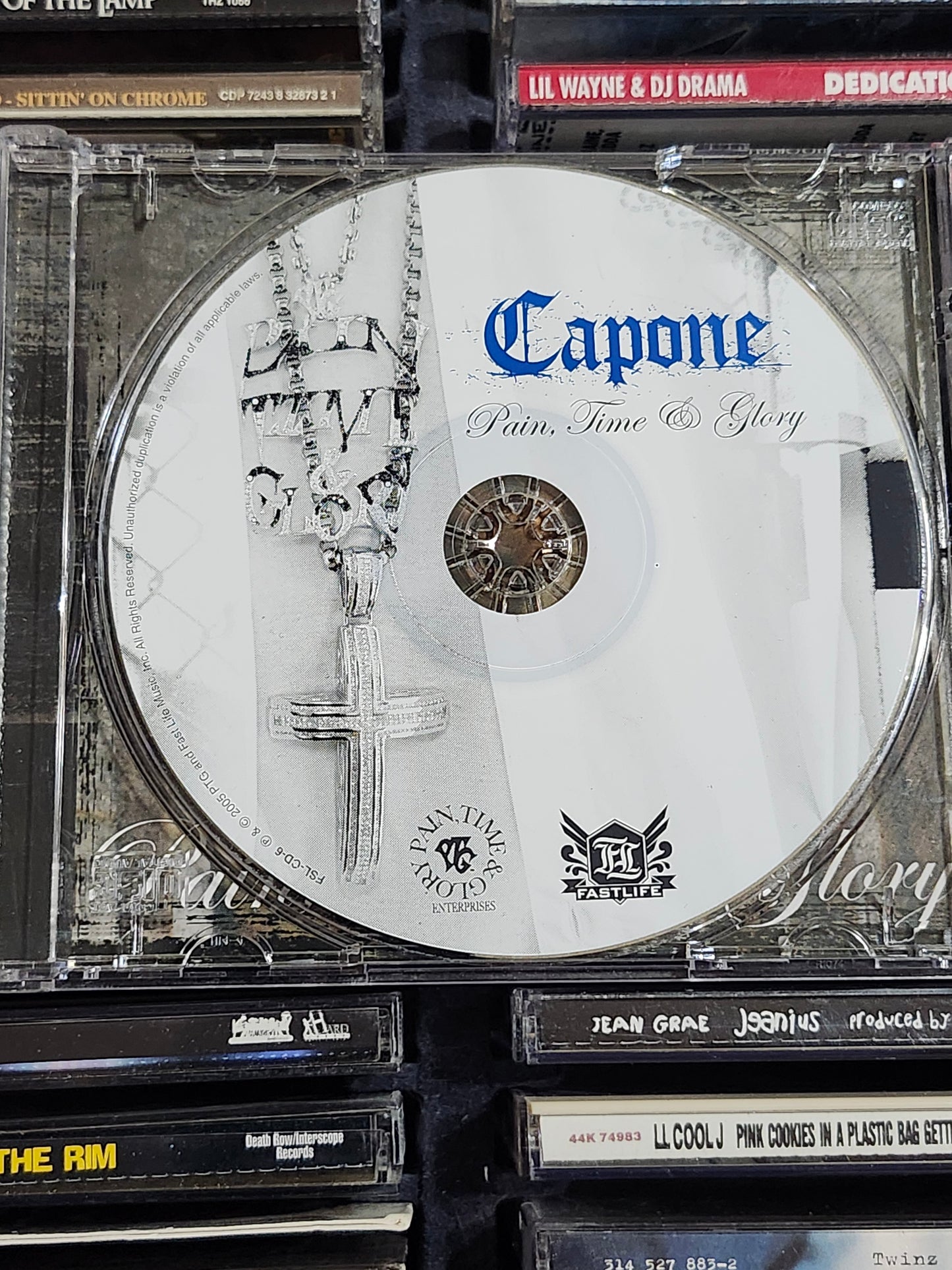 Capone - Pain, Time and Glory CD Gangsta Rap  Rare HTF OOP