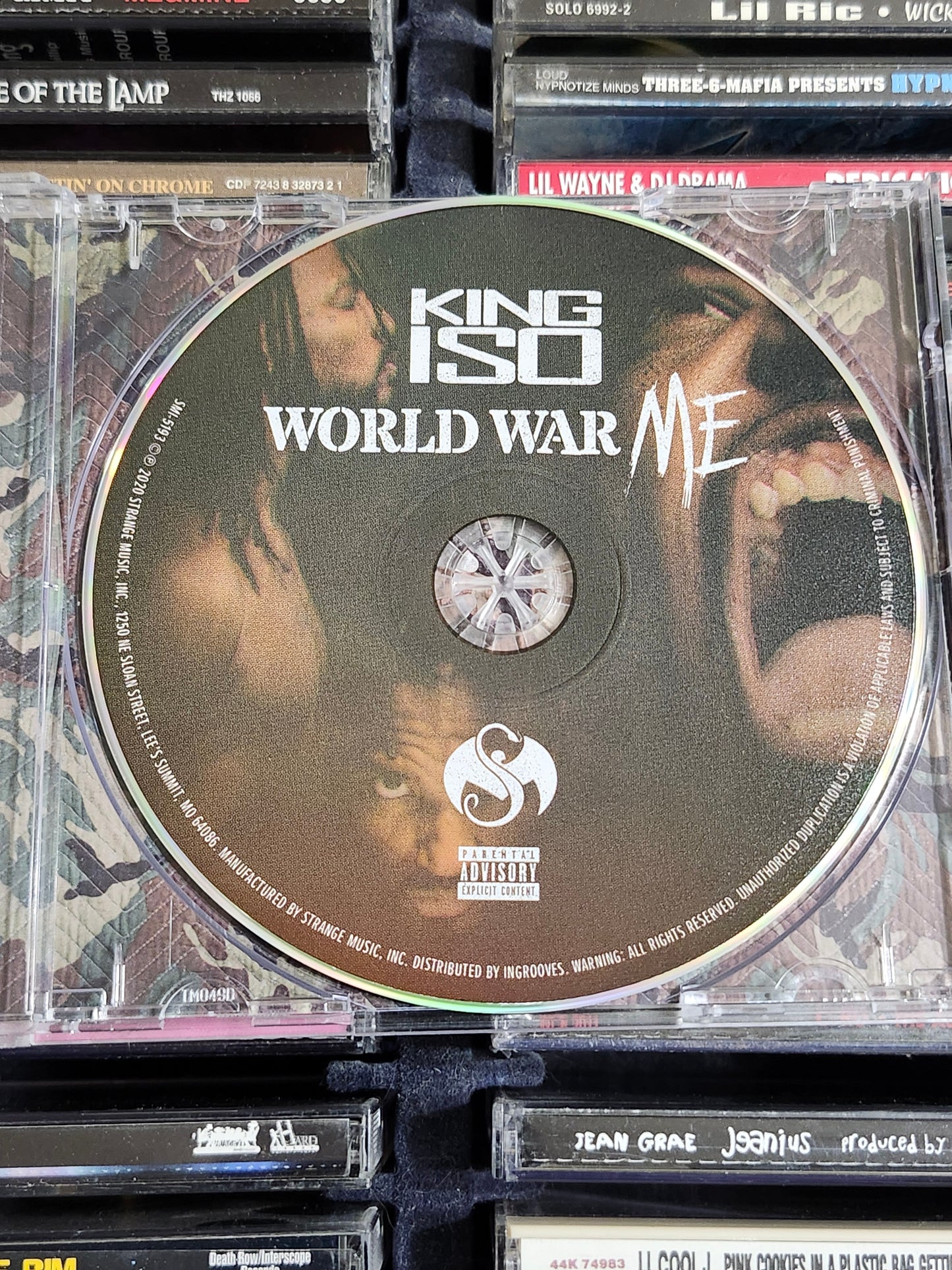 King Iso - World War Me CD Signed Strange Music