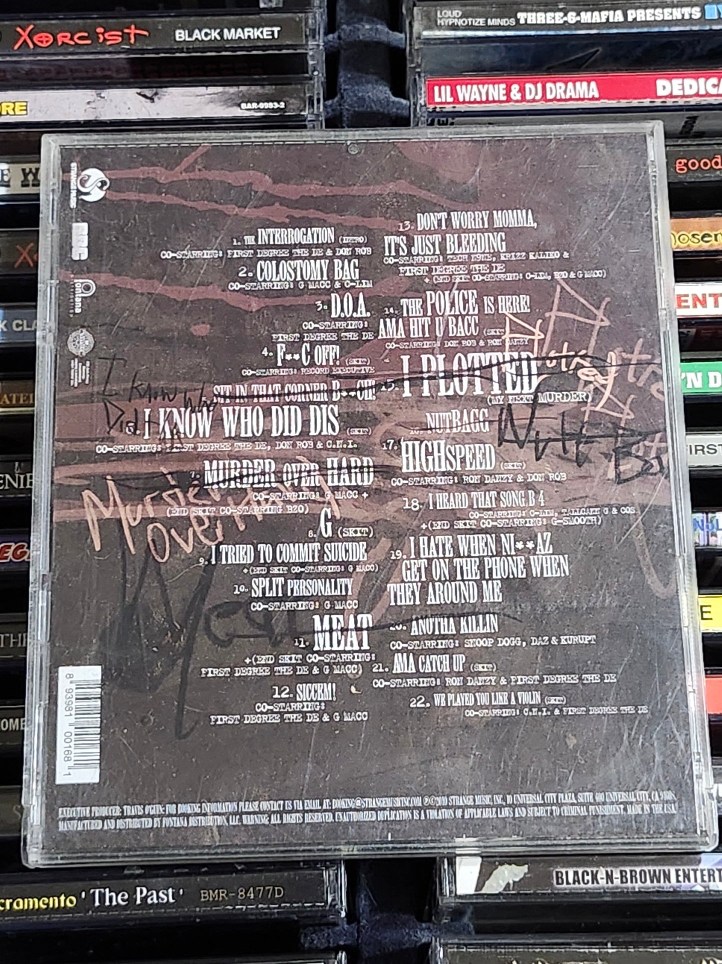 Brotha Lynch Dinner And A Movie CD Daz Kurupt Snoop Tech N9ne Rare HTF Strange