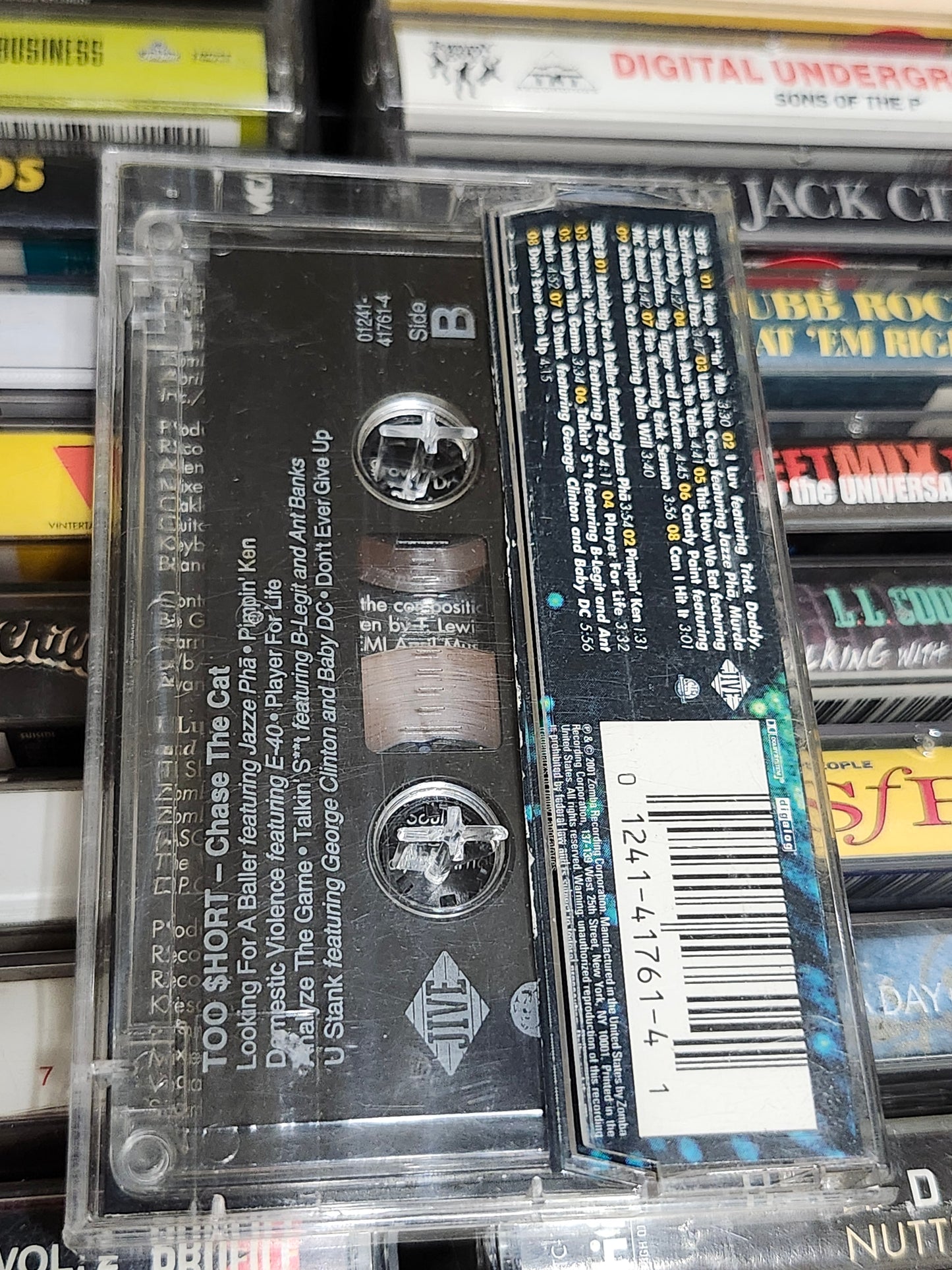 Too Short Chase The Cat Cassette Rare HTF OOP