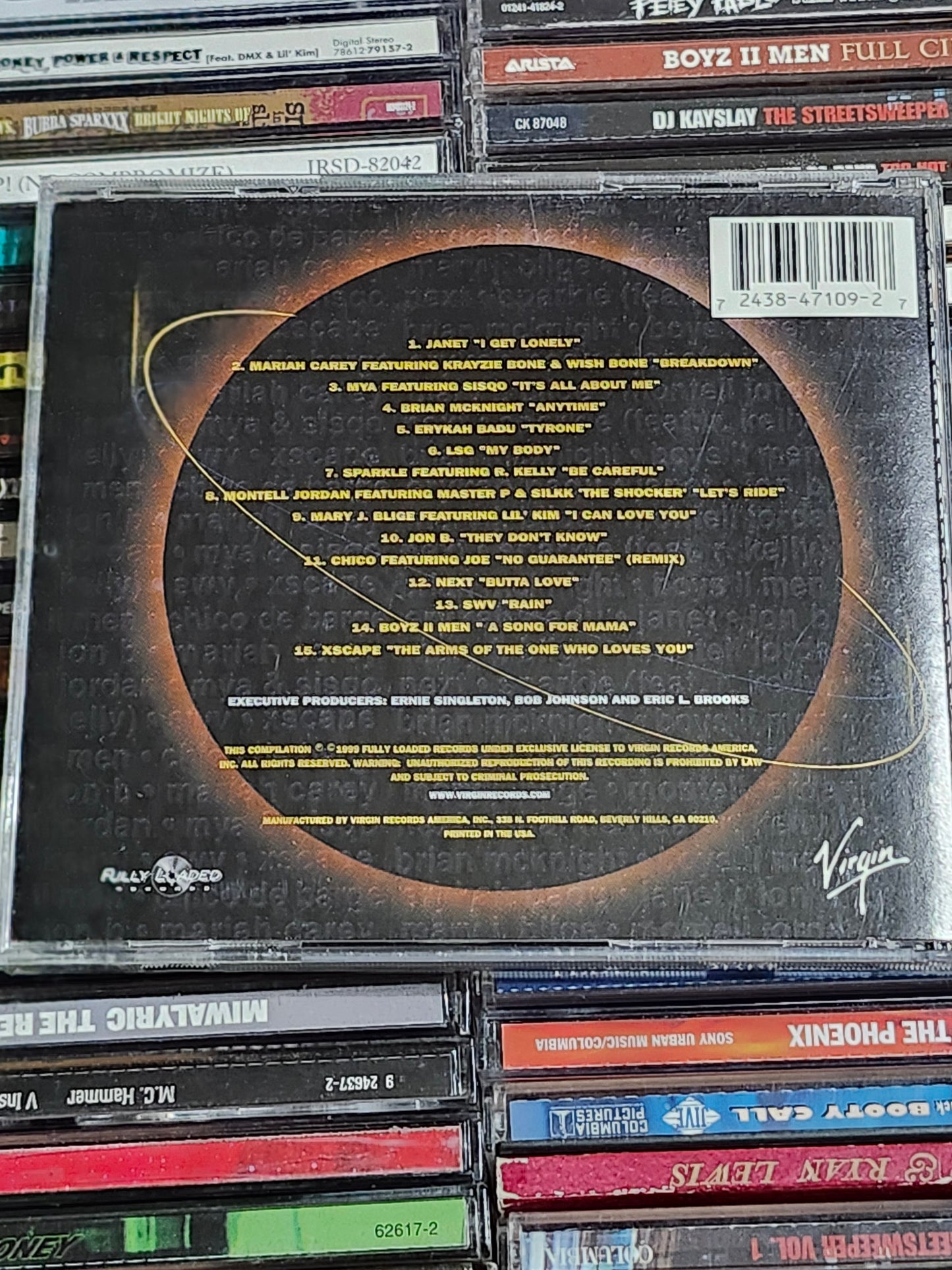 BET Best of Planet Groove CD Janet Brian Mcknight Mya Sisqo Mariah Carey Jon B