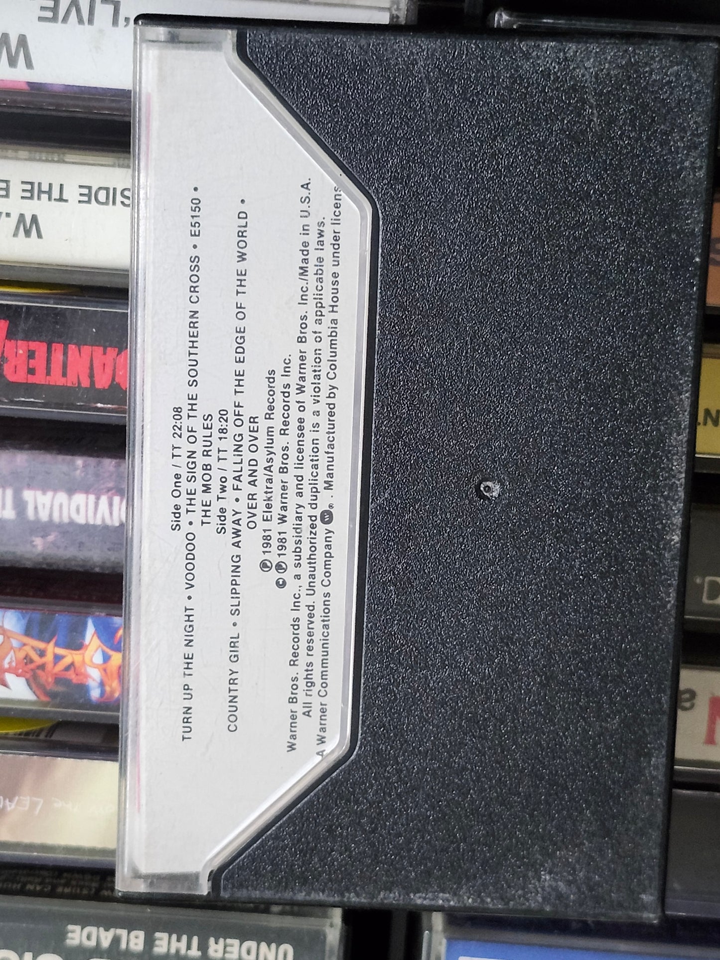 Black Sabbath - Mob Rules Cassette Tape 1981 Ozzy Osbourne