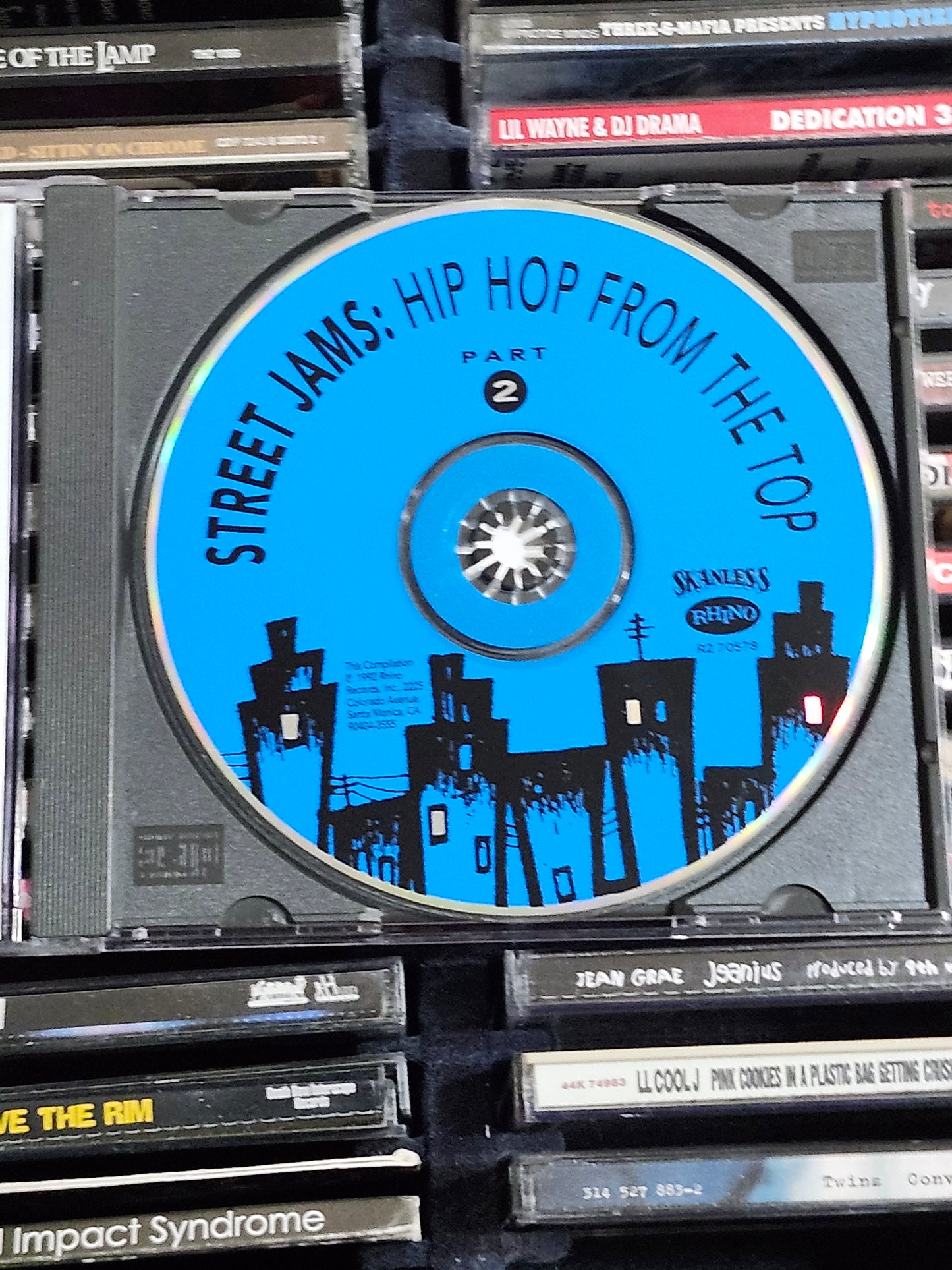 Street Jams Hip Hop From The Top Part 2 CD Whodini Run DMC Fat Boys Kurtis Blow