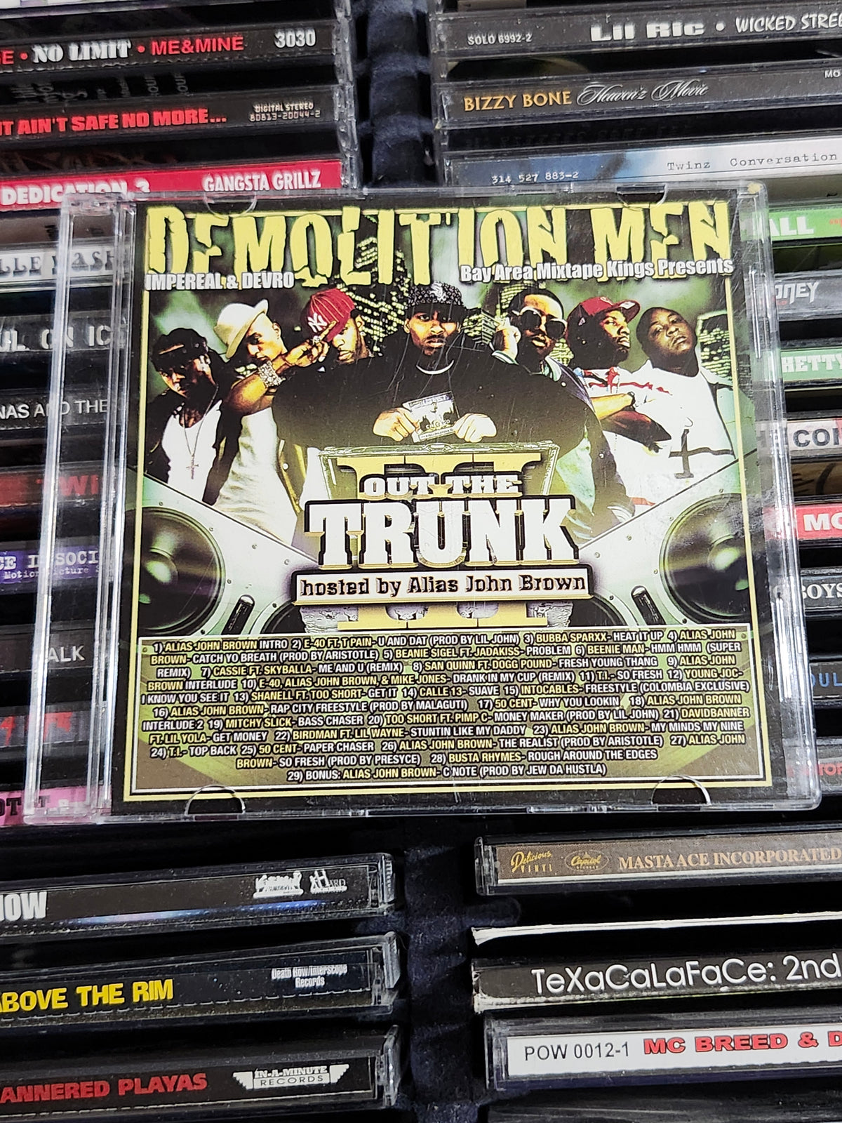 Demolition Men III CD Mixtape San Quinn Cellski  Jacka Rare HTF OOP Bay