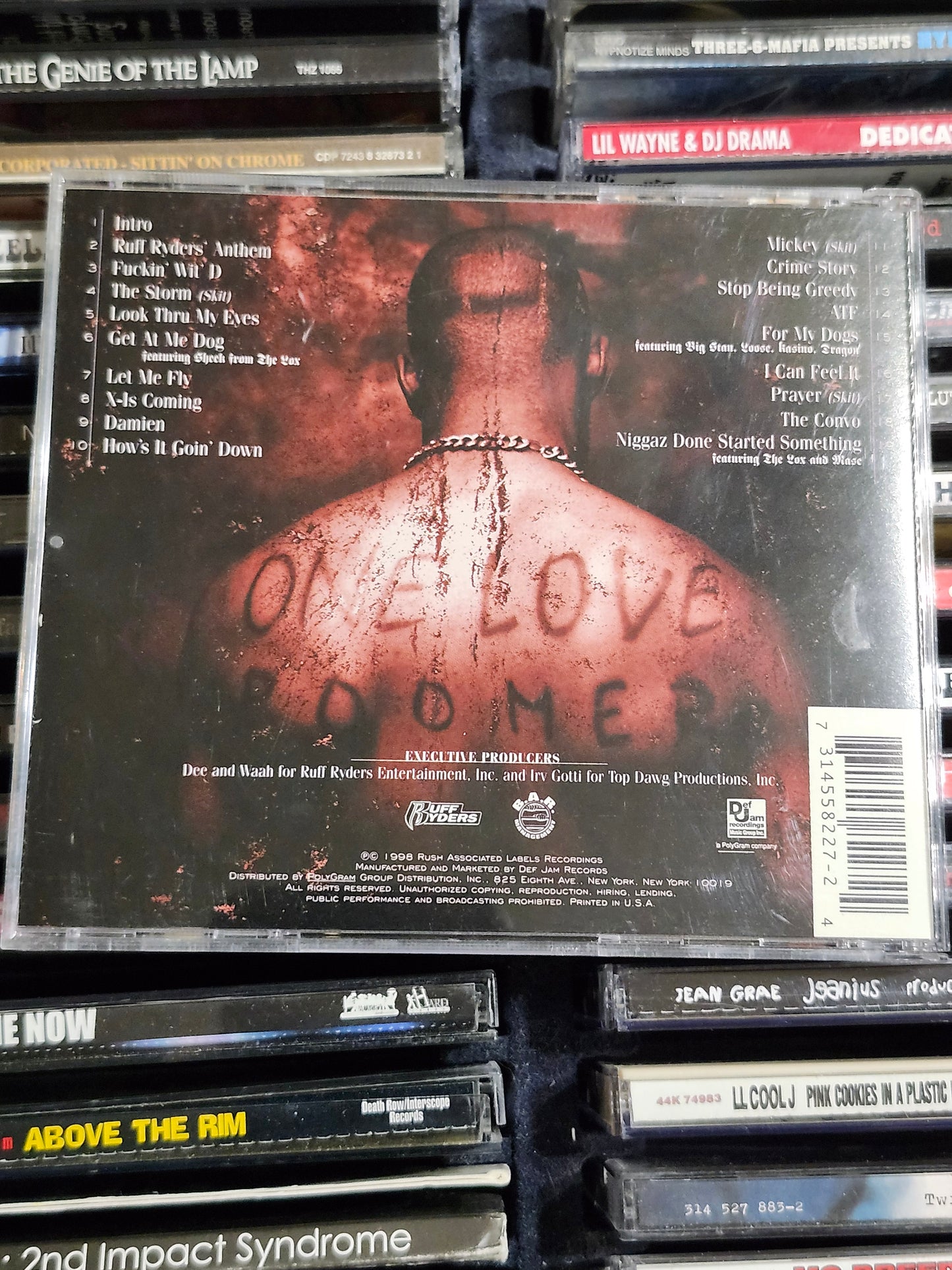 DMX: It's Dark and Hell Is Hot CD Ruff Ryders Lox