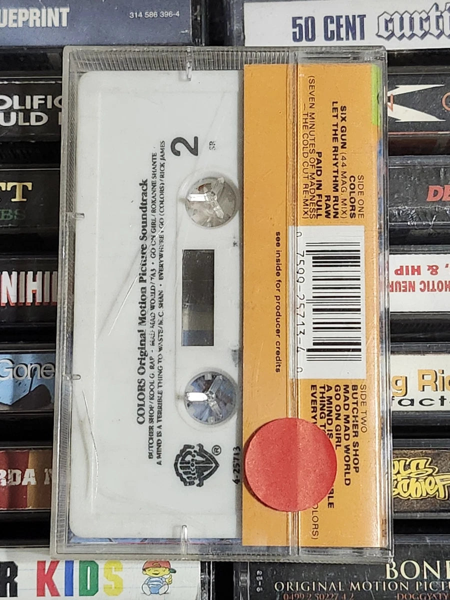 Colors Soundtrack Cassette Tape Rick James MC Shan Kool G Rap
