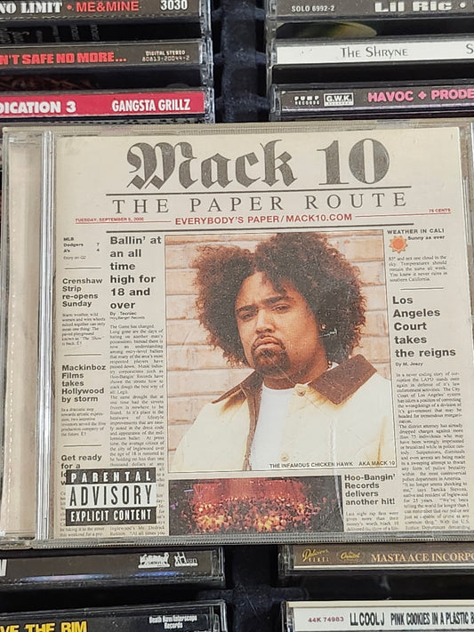 Mack 10 - The Paper Route CD Rare HTF OOP Westside Connection