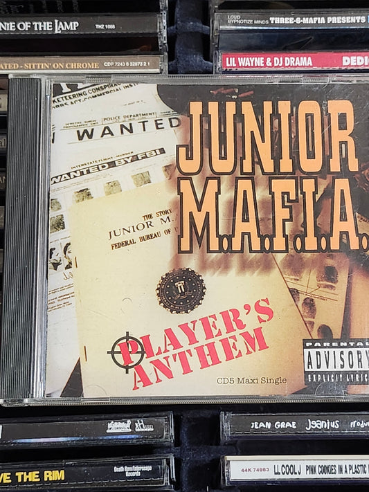 Junior Mafia Player's Anthem CD 6 Track Single Notorious B.I.G Biggie M.A.F.I.A