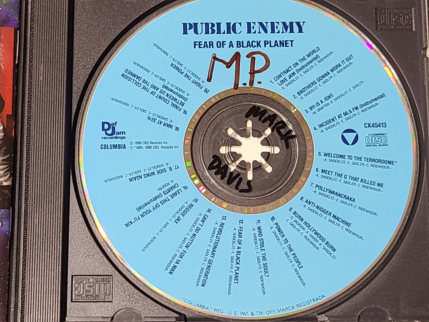 Public Enemy Fear Of A Black Planet CD