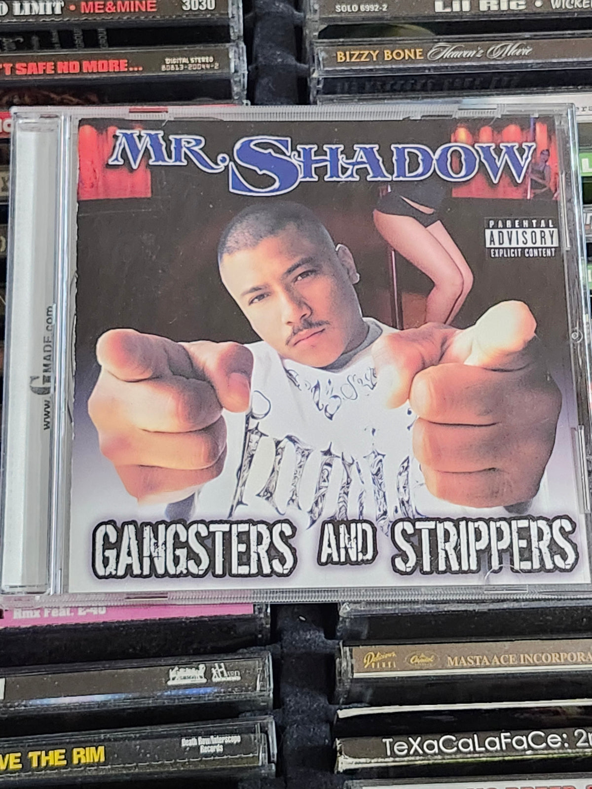 Mr. Shadow - Gangsters & Strippers CD Rare HTF OOP Chicano