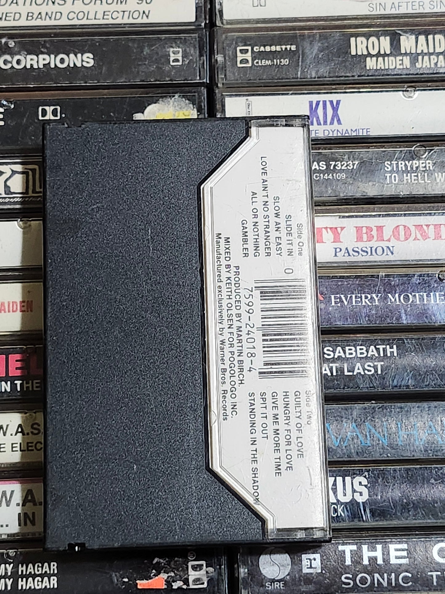 Whitesnake Slide It In Cassette