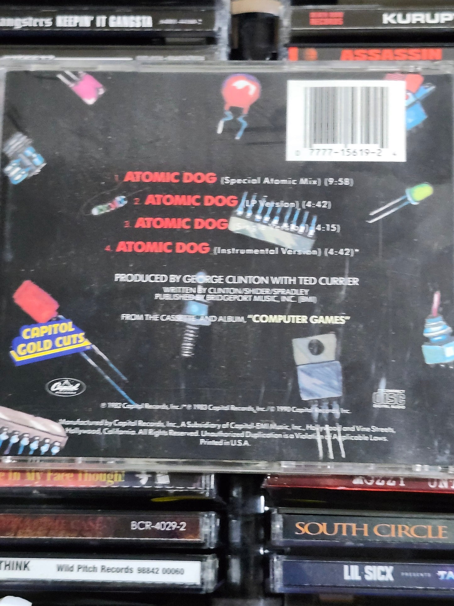 George Clinton Atomic Dog CD Single Funk