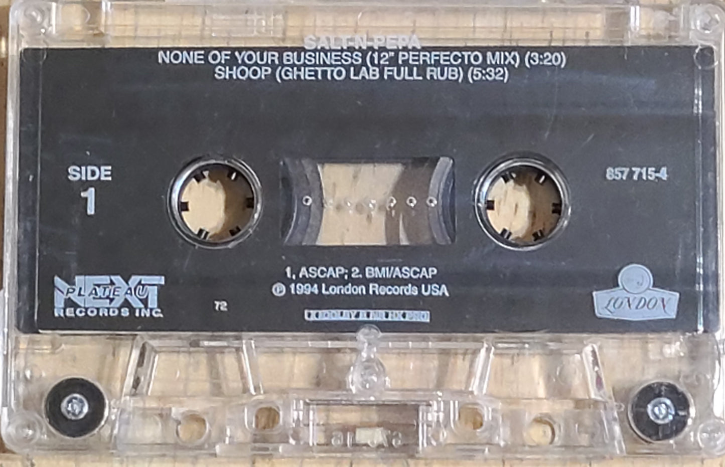 Salt-N-Pepa None Of Your Business Cassette Tape