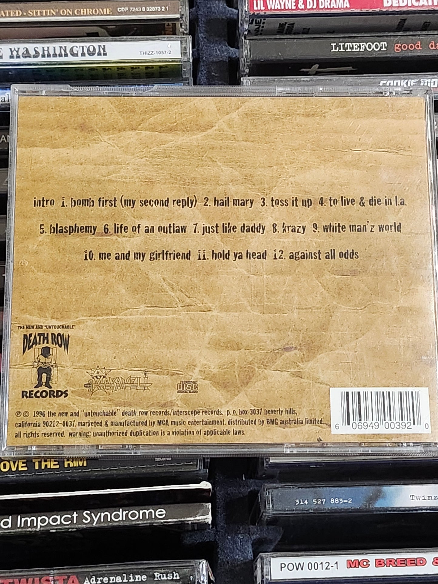 2pac Makaveli The Don Killuminati The 7 Day Theory CD Original Rare HTF OOP