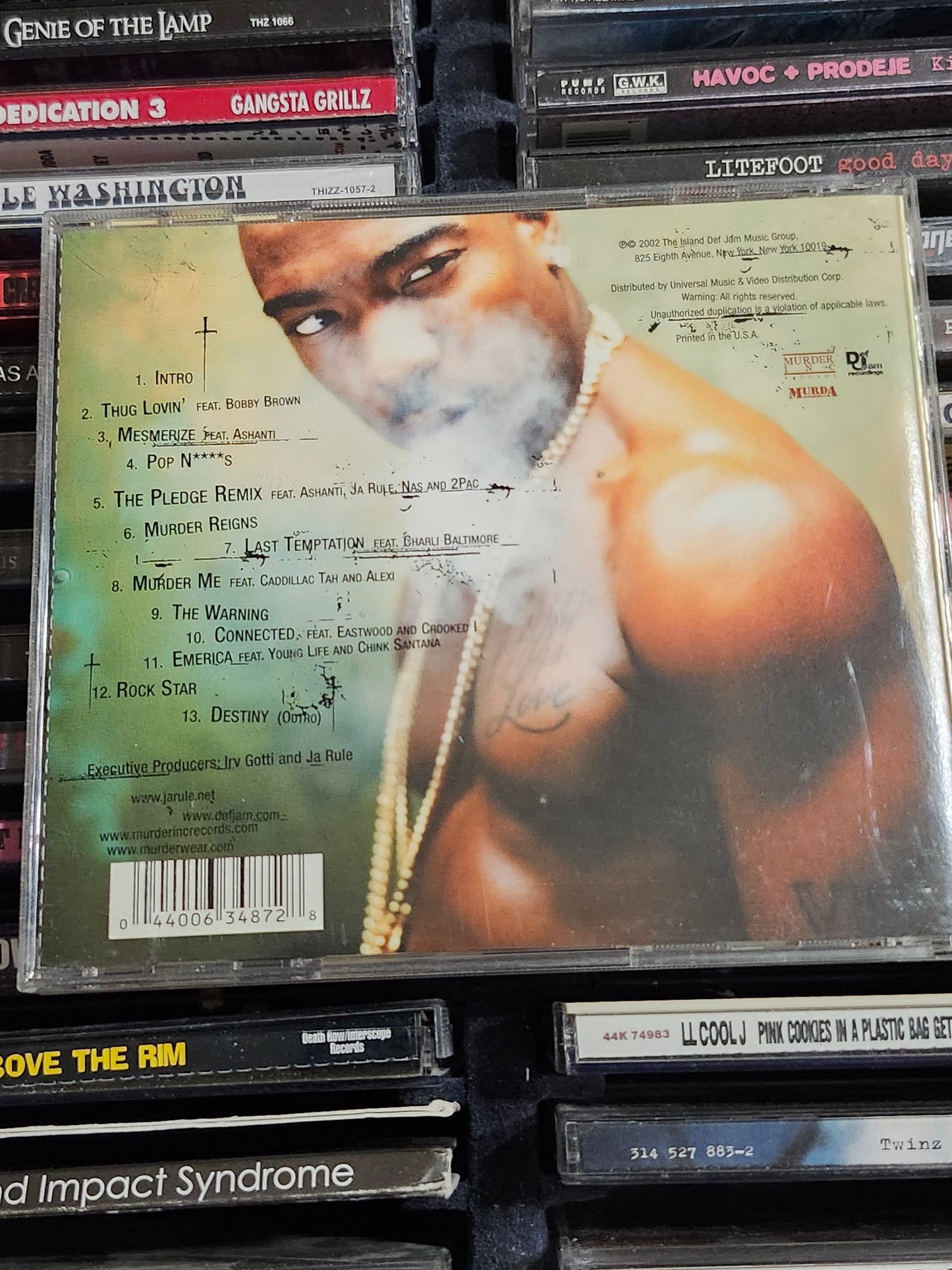 Ja Rule : The Last Temptation CD 2pac Ashanti Nas