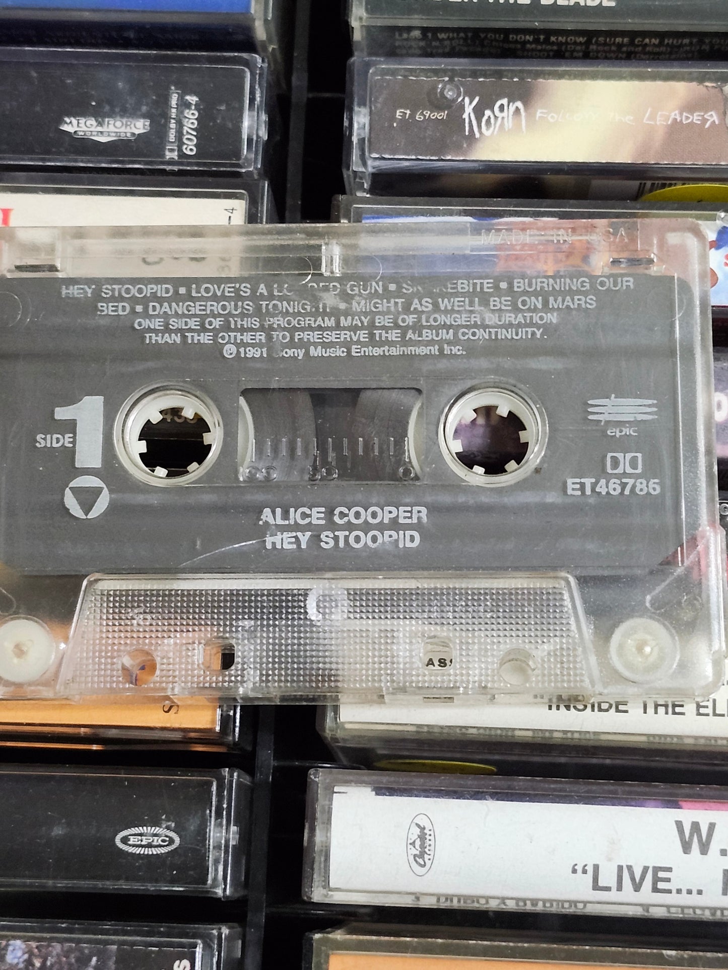 Alice Cooper Hey Stoopid Cassette
