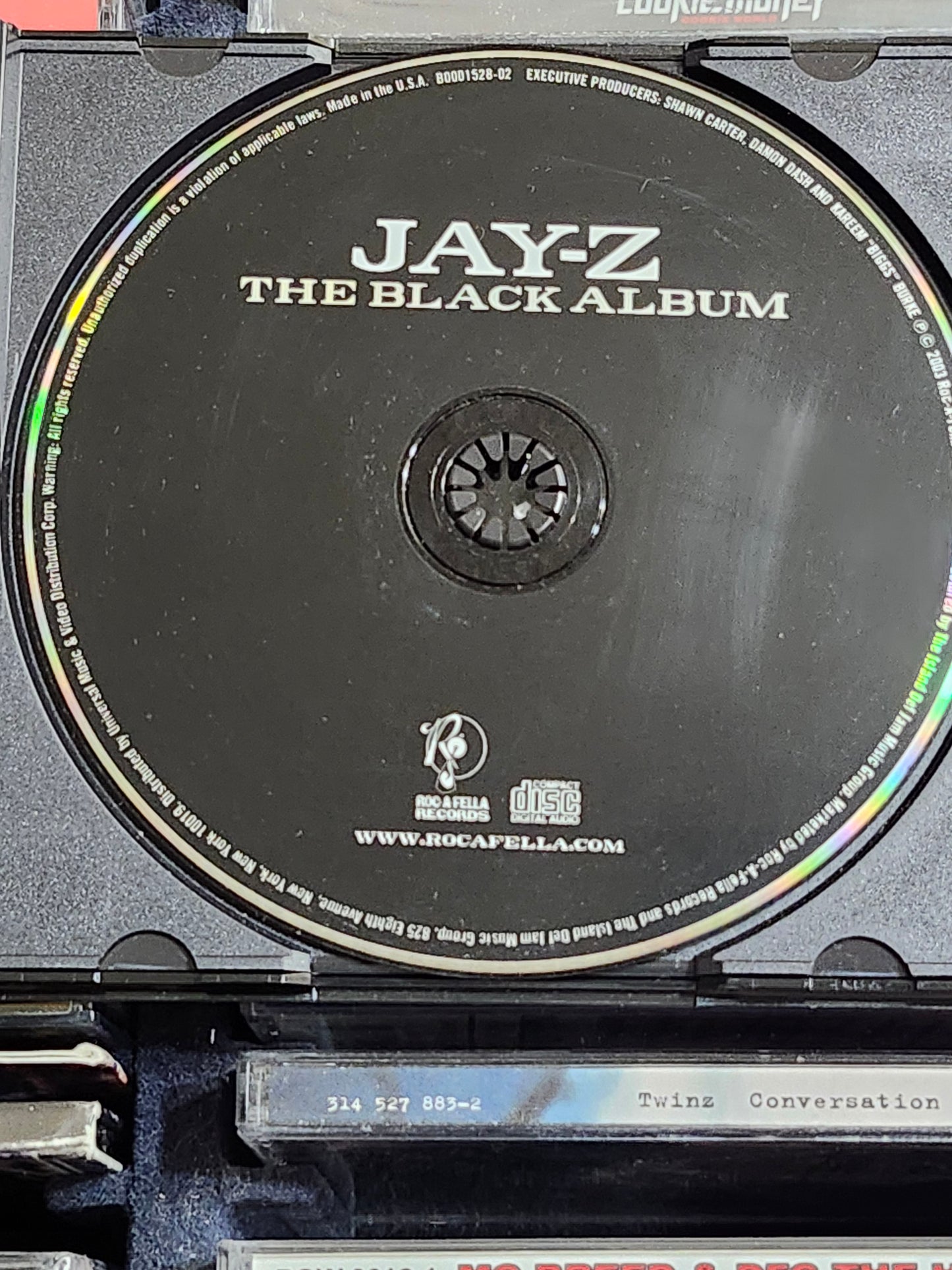 The Black Album All Black Edition Jay-Z CD HTF OOP Rare Limited Rap Hip-Hop