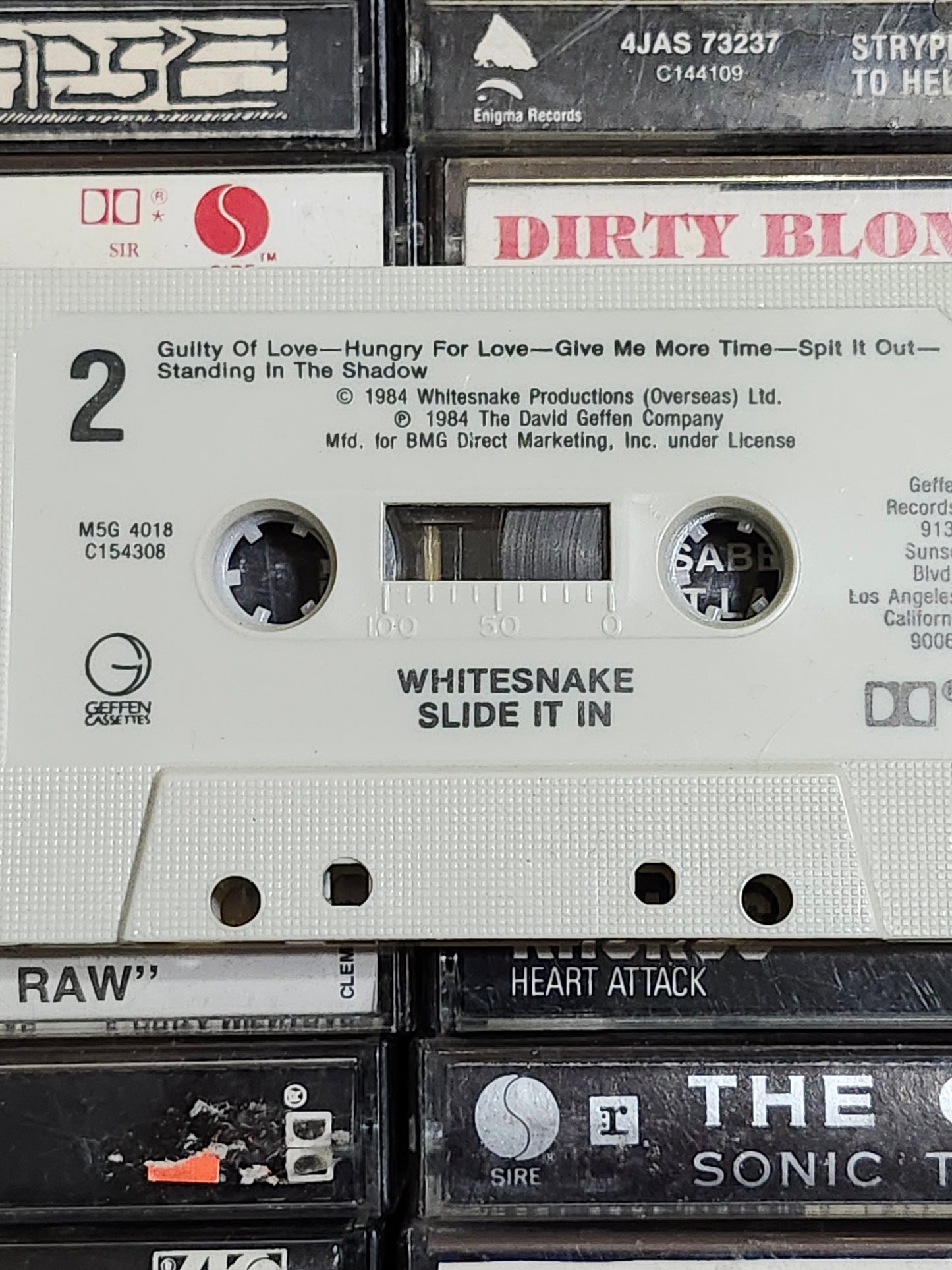 Whitesnake Slide It In Cassette