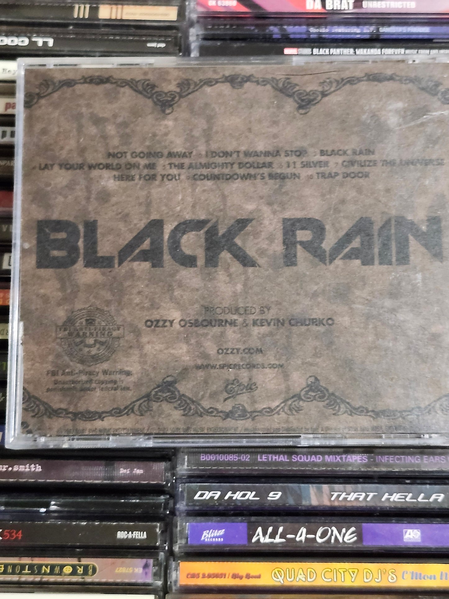 Ozzy Osbourne - Black Rain CD