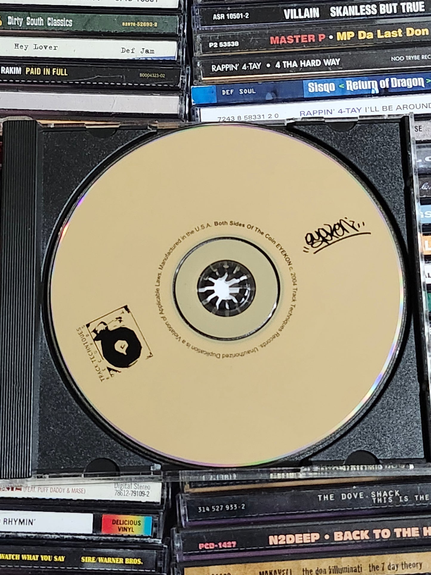 Eyekon Both Sides Of The Coin CD Rare HTF OOP Rap Hip-hop DJ Impulse