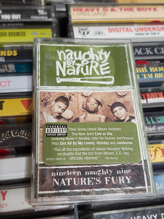 Naughty By Nature Nineteen Naughty Nine: Nature's Fury Cassette Tape