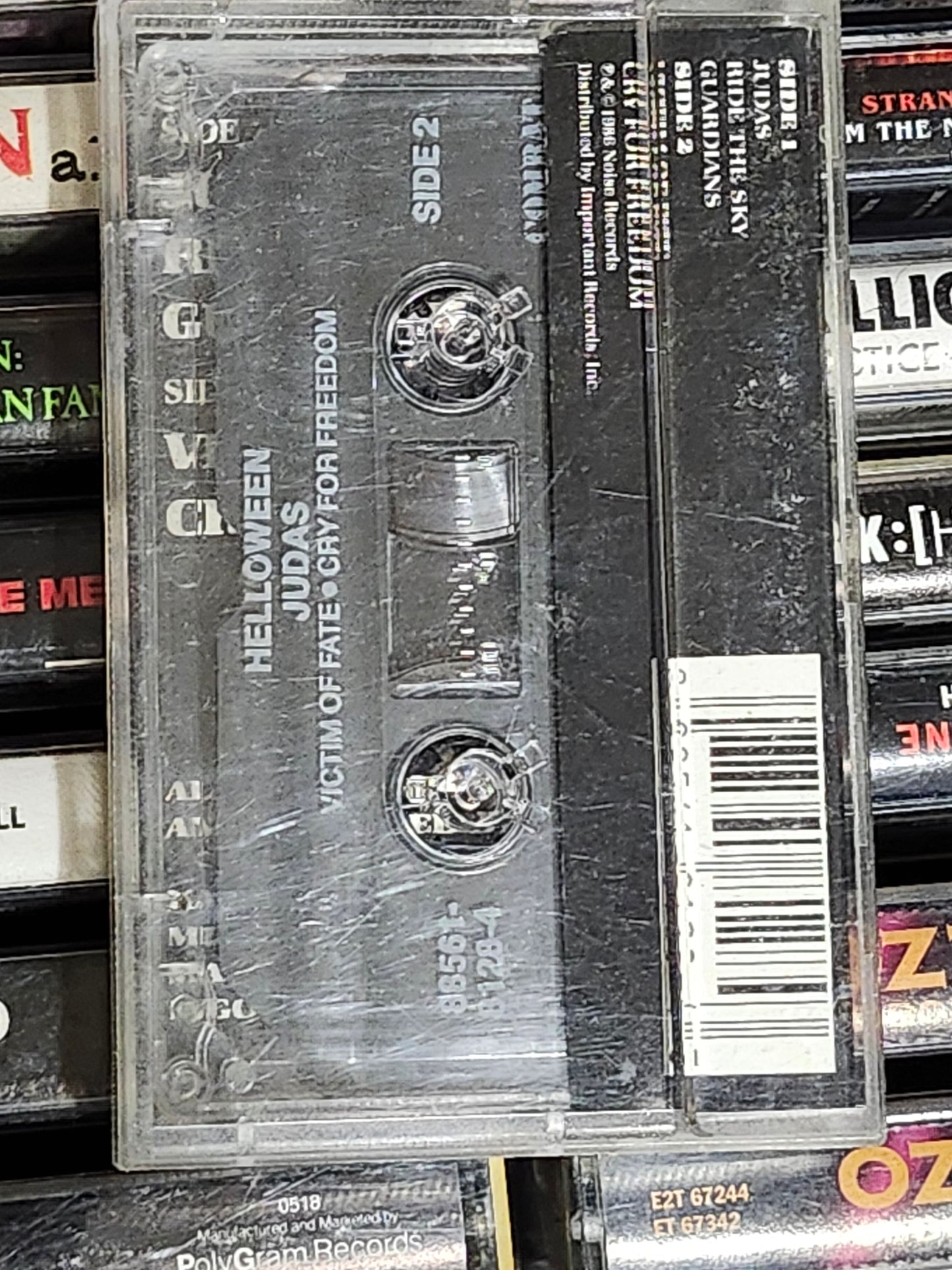 Helloween Judas Cassette Rare HTF OOP Metal Rock