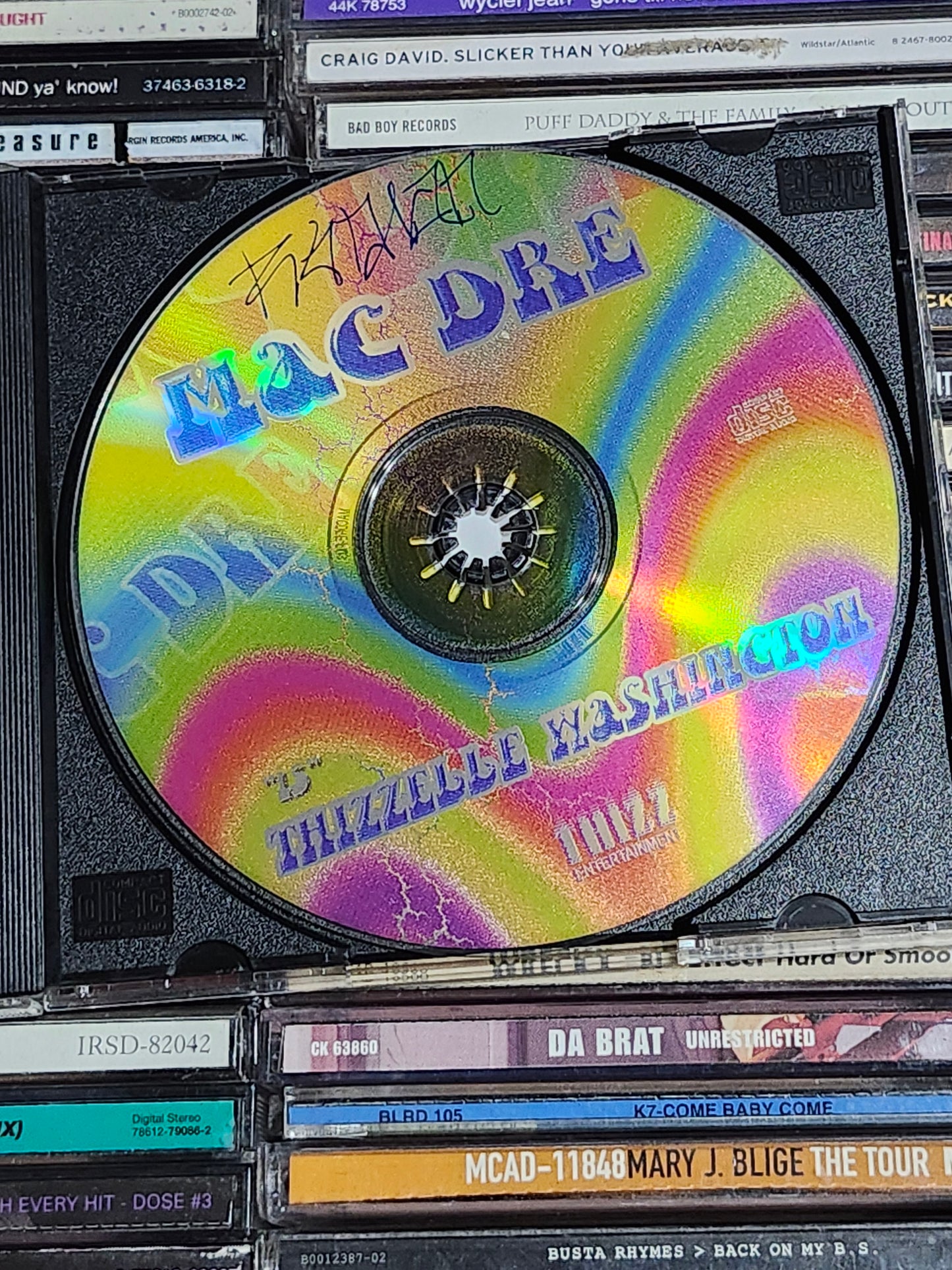 Mac Dre - Thizzelle Washington CD Thizz Rare HTF OOP Bay Area Dubee Yukmouth