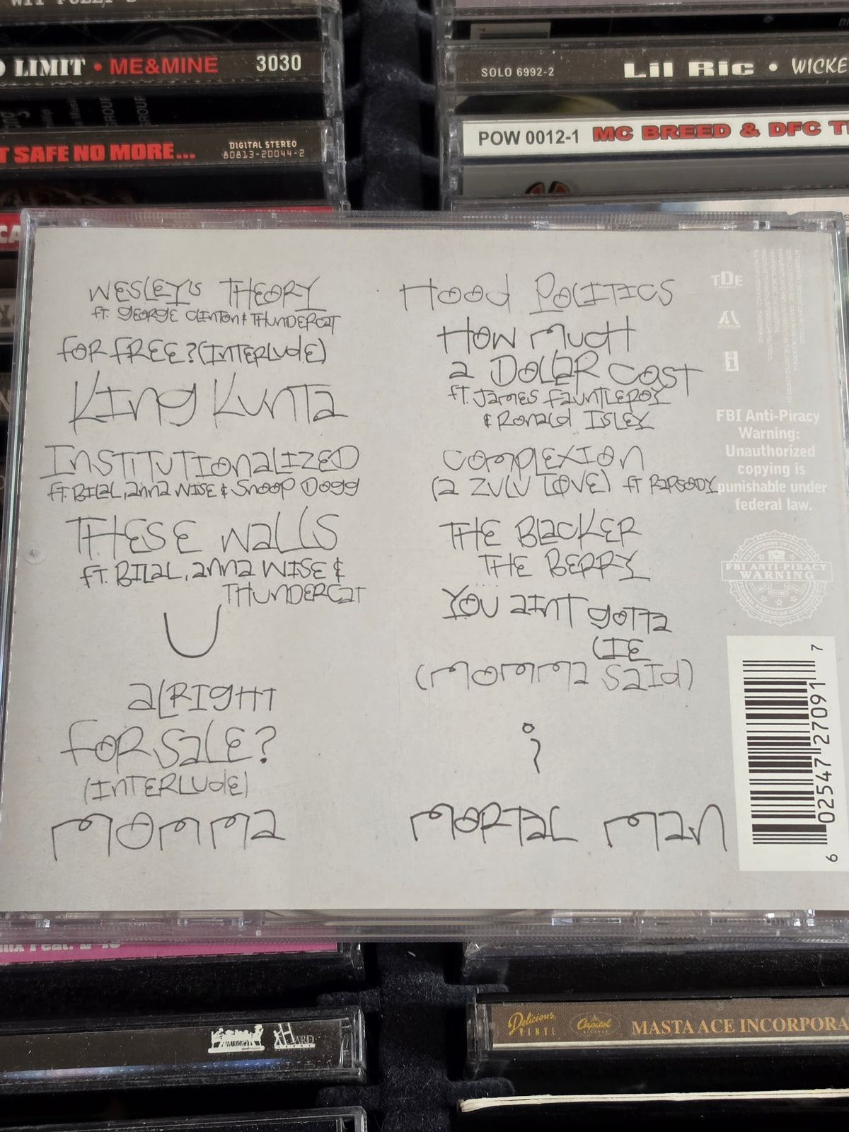 Kendrick Lamar To Pimp a Butterfly CD