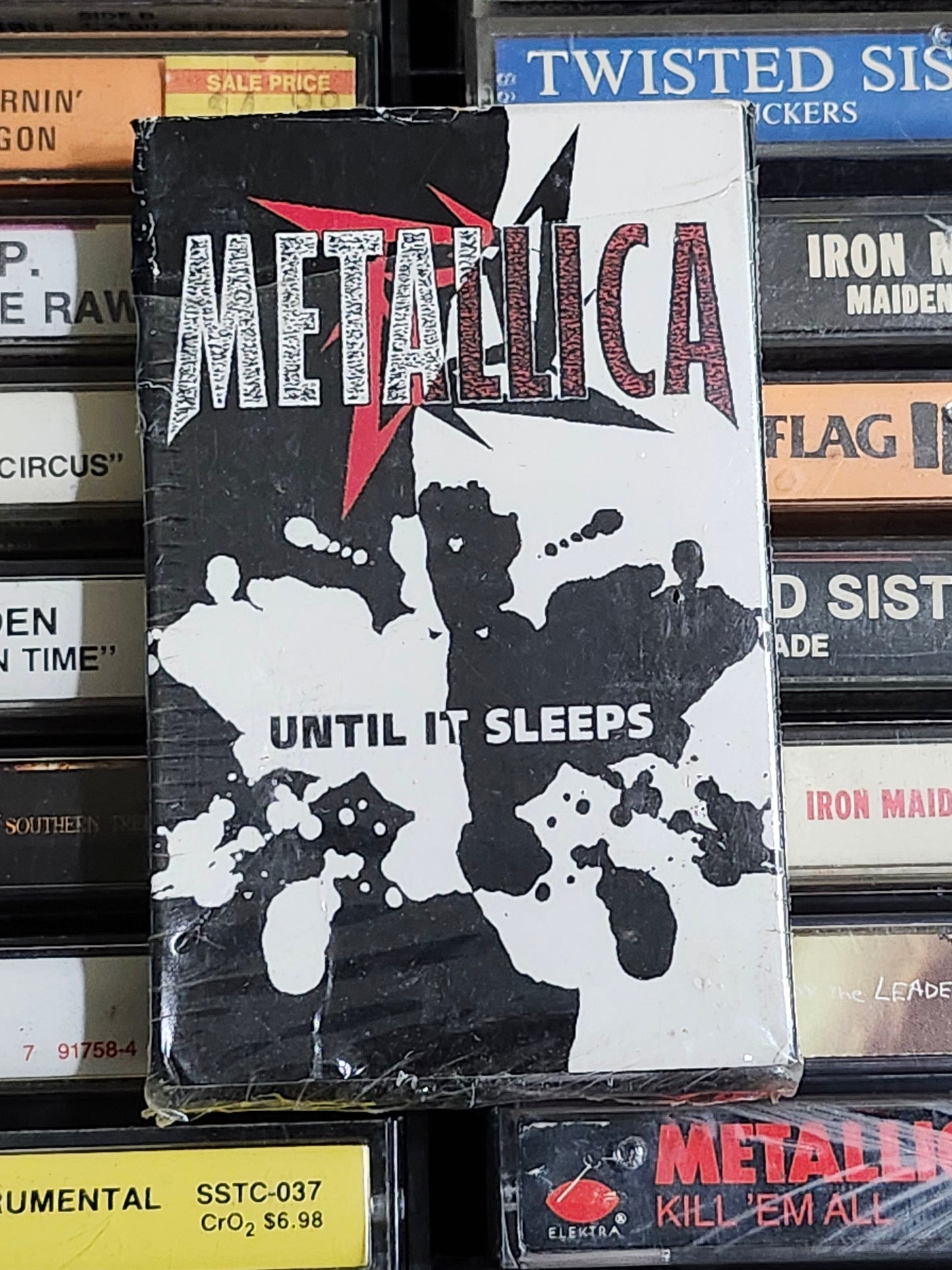 Metallica Until It Sleeps Cassette Tape Single Overkill Elektra