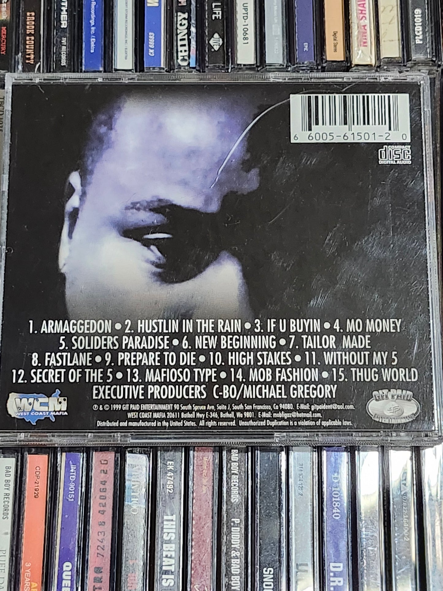 C-Bo's Mob Figaz CD Spice 1 Yukmouth Jacka Husalah Fed Ex AP.9 Rare HTF OOP
