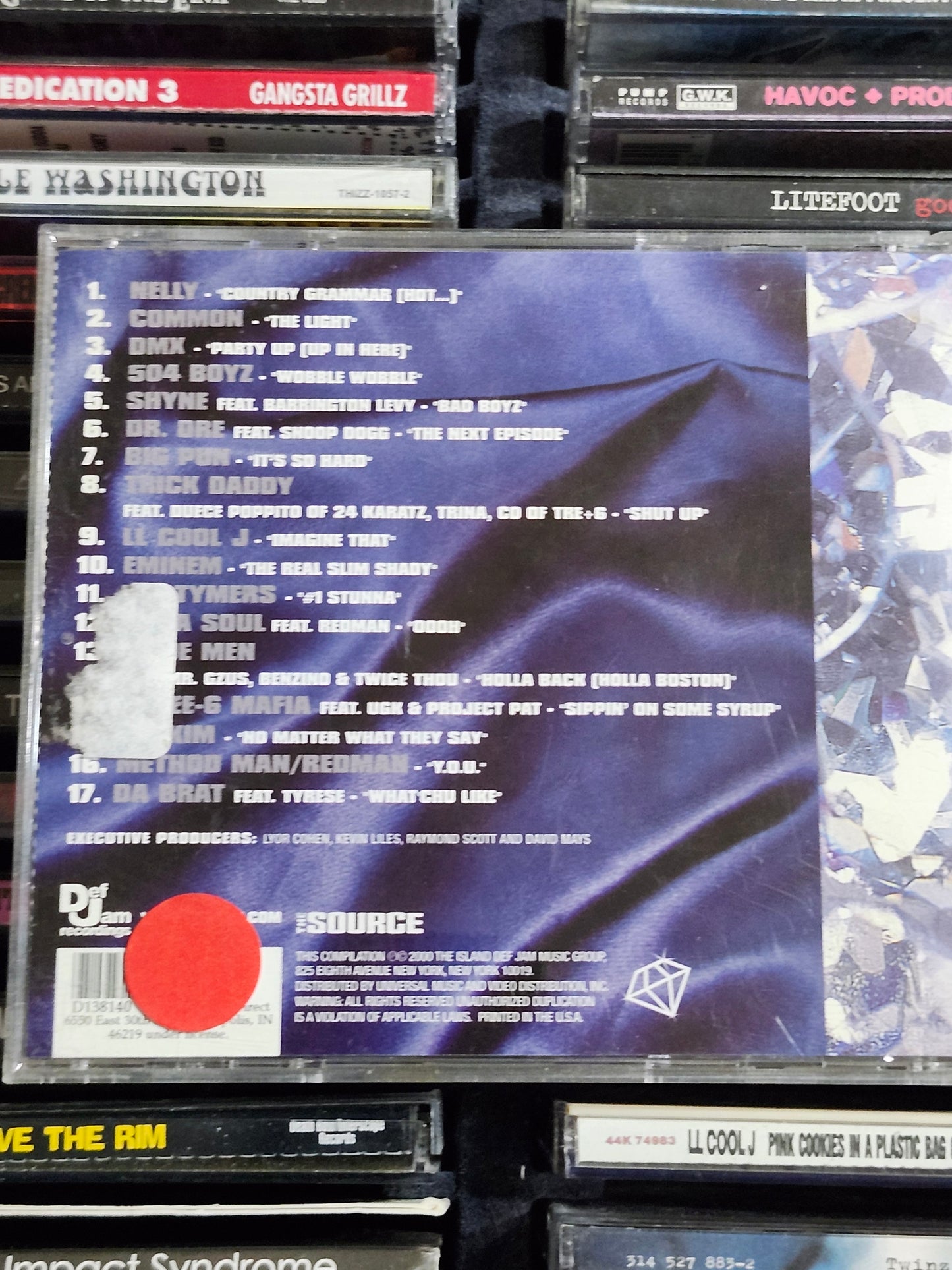 Source Presents: Hip Hop Hits 4 CD Dr Dre Eminem DMX LL Cool J Redman