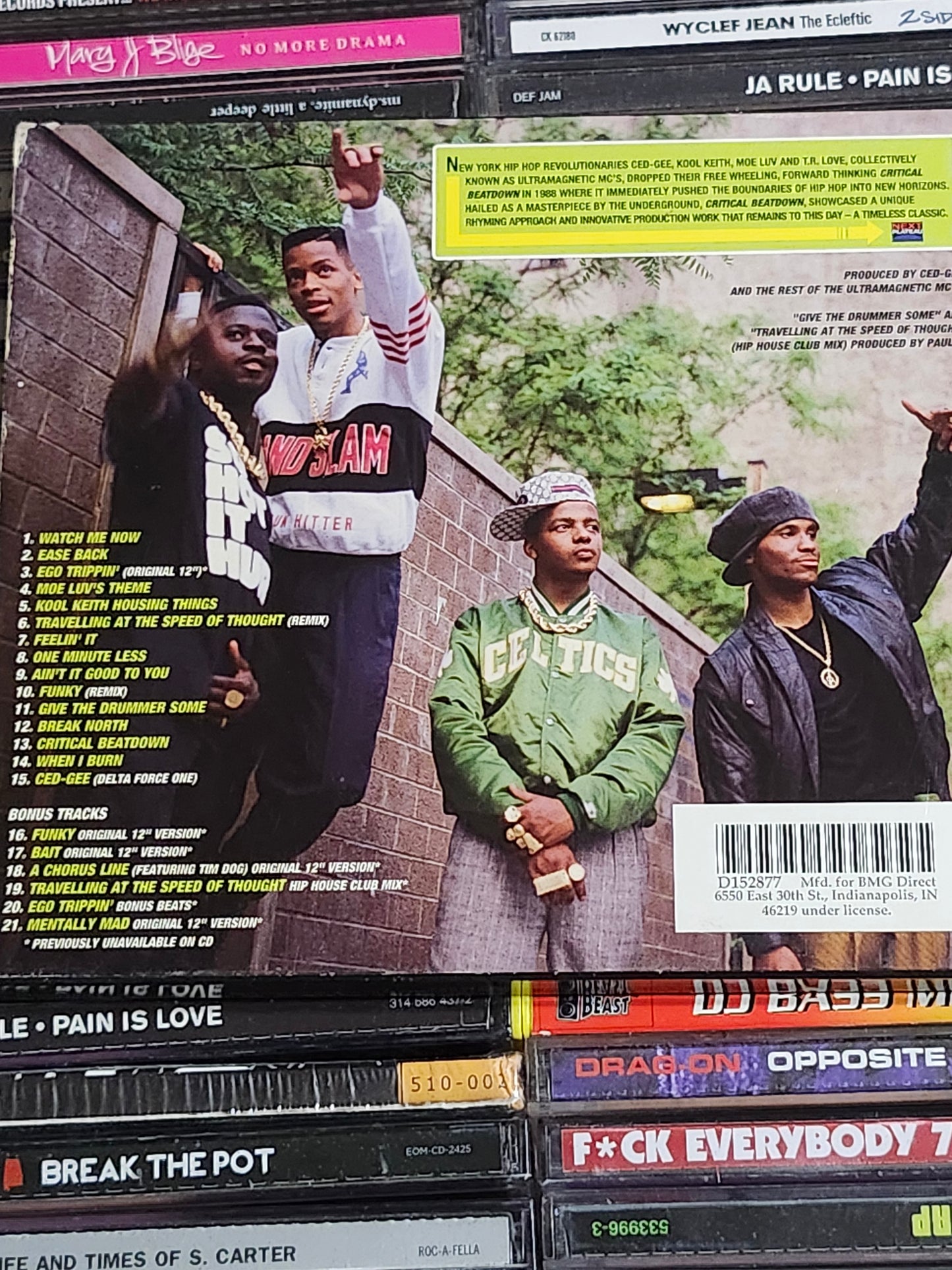 Ultramagnetic MC's Critical Beatdown CD Rare HTF OOP Kool Keith