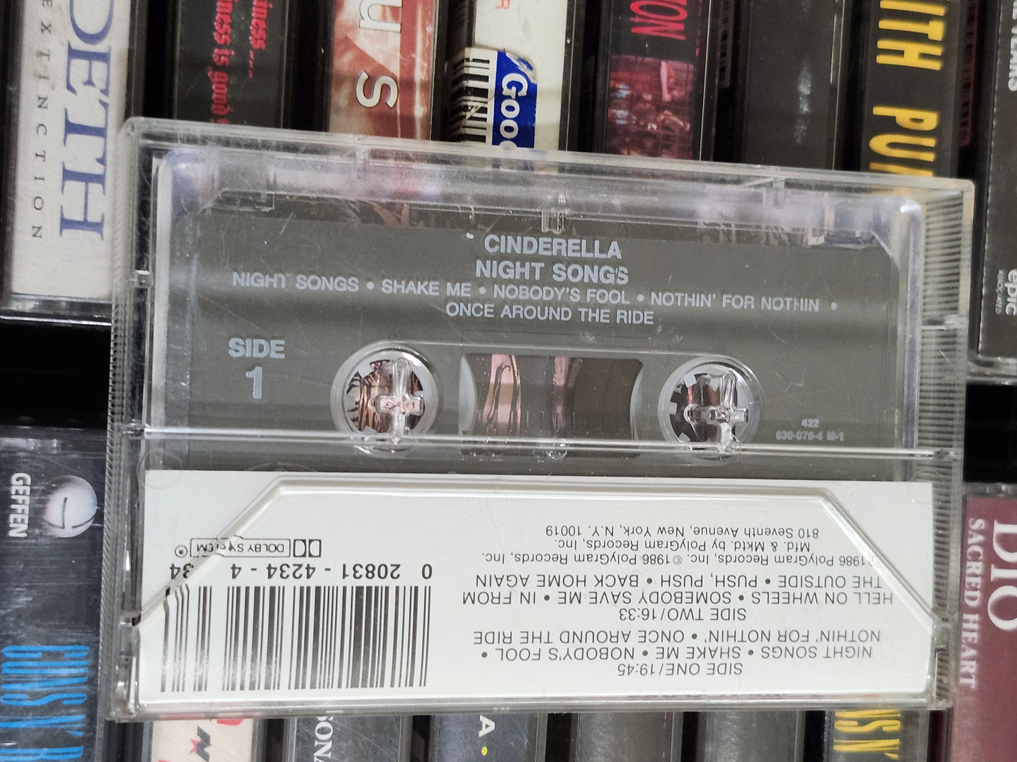 Cinderella Night Songs Cassette