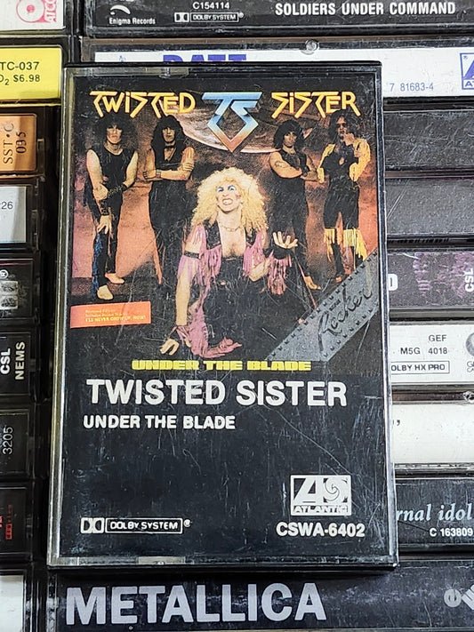 Twisted Sister - Under the Blade - Cassette Tape Import Mexico Rare HTF OOP
