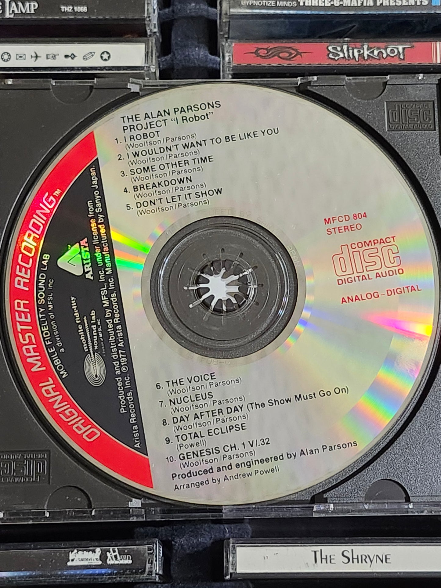 Alan Parsons Project I Robot Original Master Recording CD Rare HTF OOP