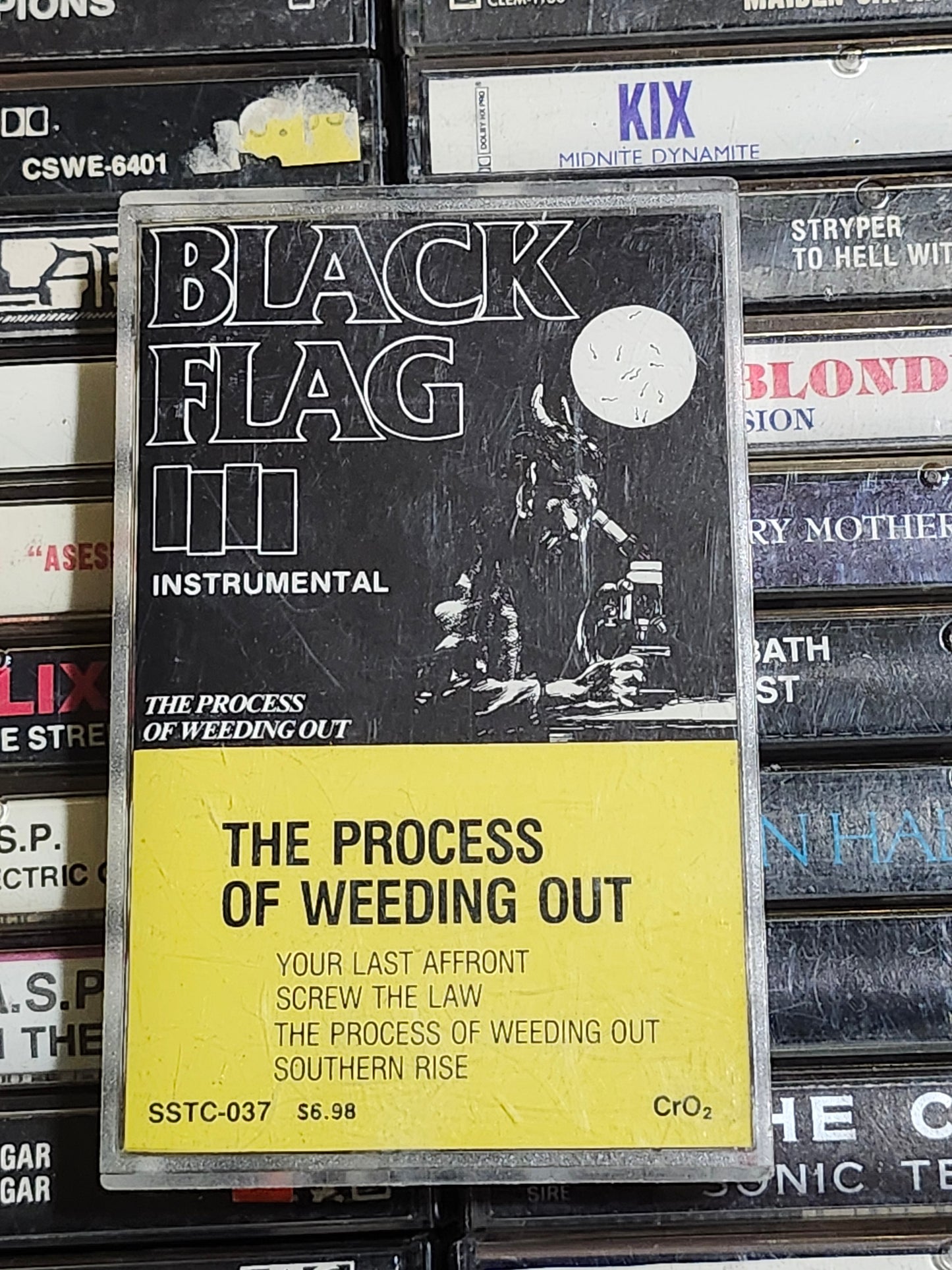 Black Flag : The Process of Weeding Out Cassette Rare HTF OOP