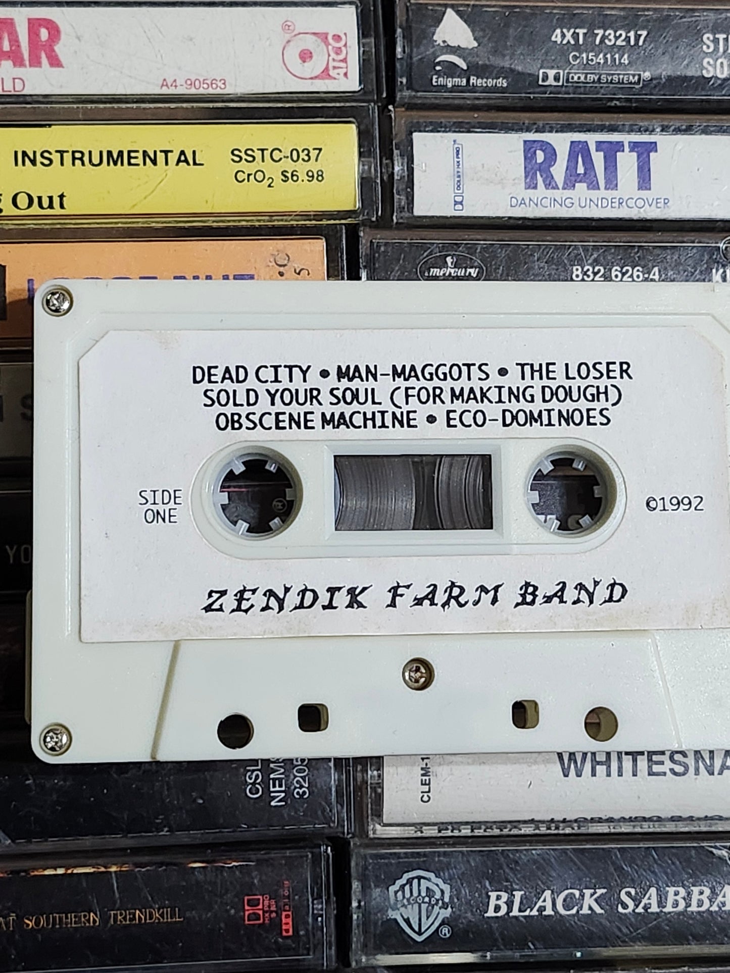 Zendik Farm Orgaztra Ecollapse Cassette Tape Rare Psychedelic Rock Folk OOP HTF