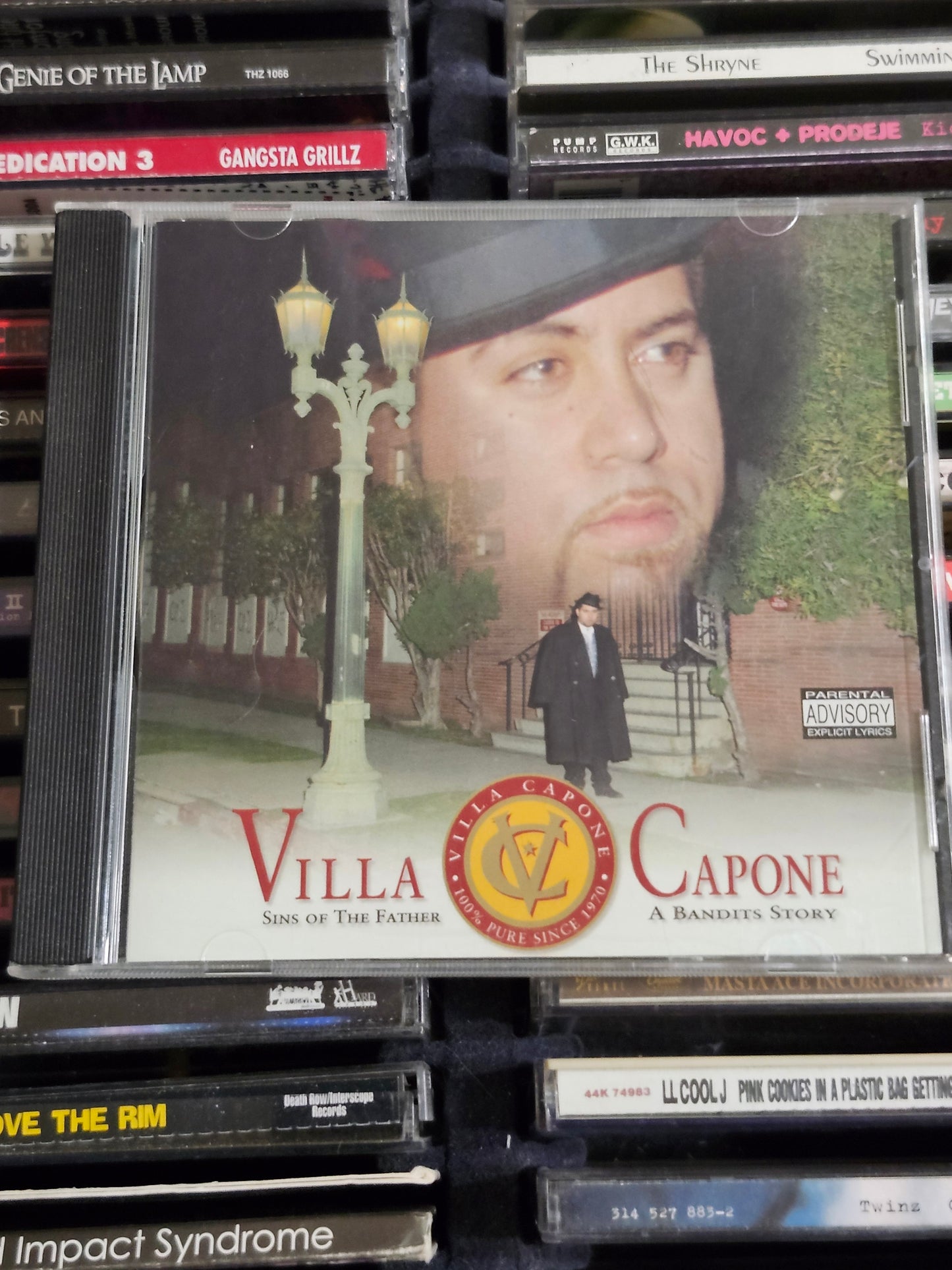 Sins of The Father Villa Capone CD Sacramento Rap Rare HTF OOP Cali Norcal