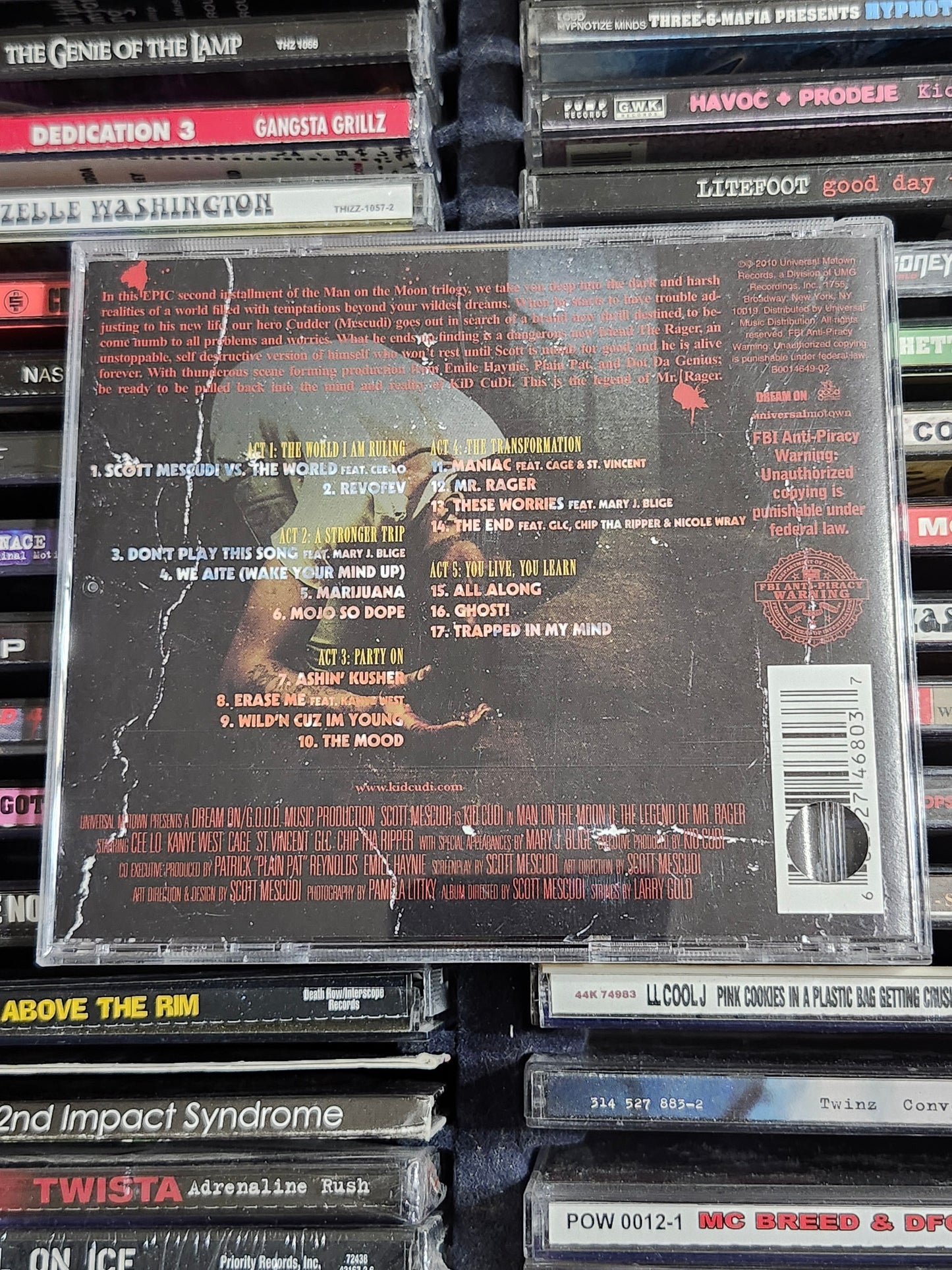 Kid Cudi Man on the Moon II: Legend of Mr. Rager CD