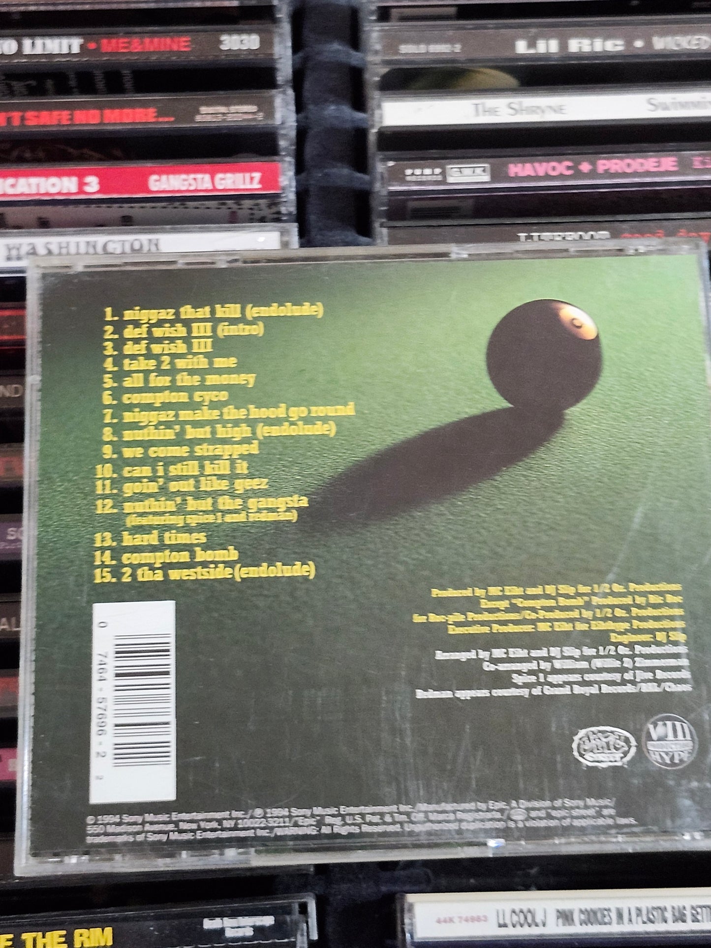 MC Eiht featuring CMW - We Come Strapped CD
