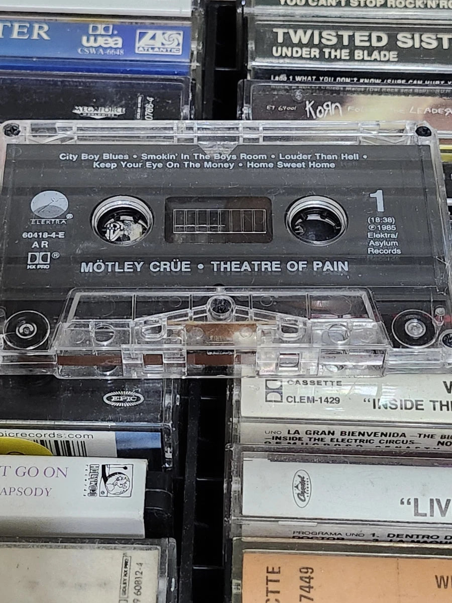 Motley Crue Theatre of Pain Cassette Tape