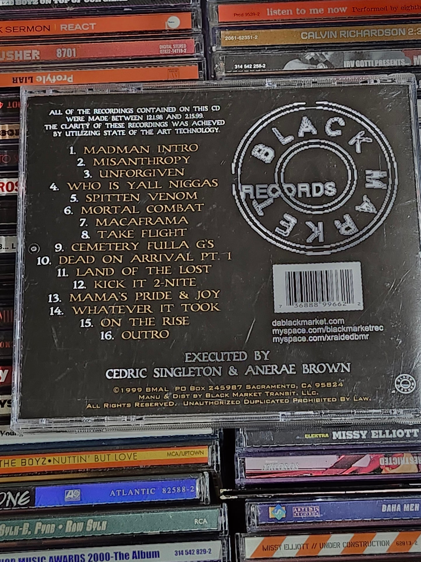 X-Raided The Unforgiven Vol. 1 CD Sacramento Rap Dott Dogg Rare OOP Black Market
