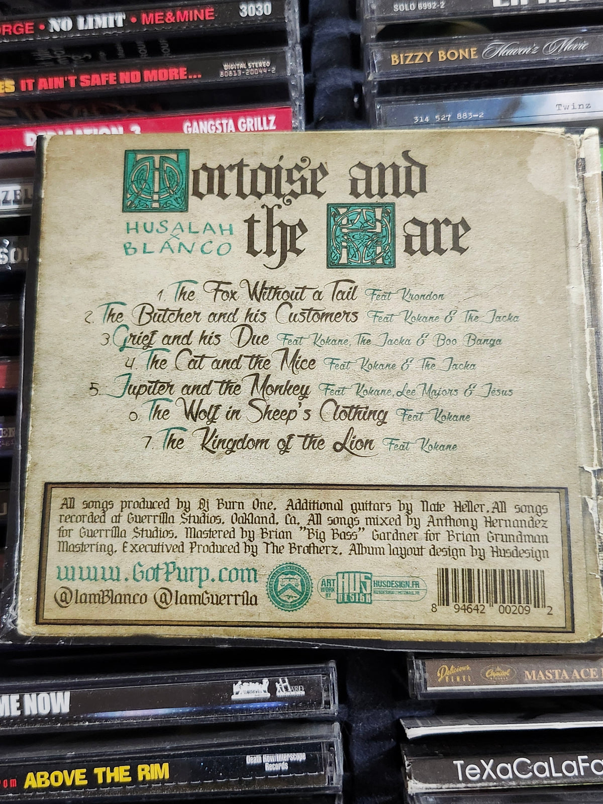Husalah X Blanco ‎– Tortoise And The Hare CD Rare HTF OOP New