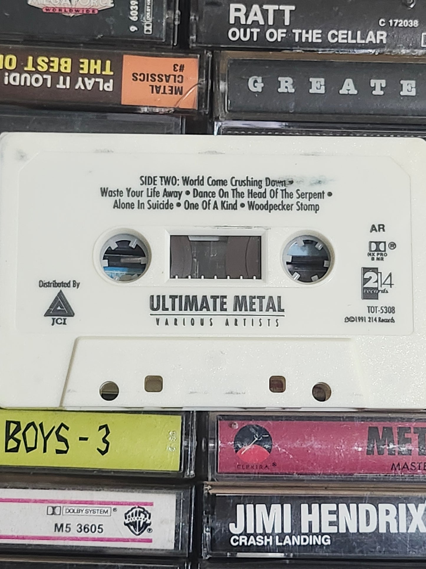 Ultimate Metal Cassette Tape Whitecross Zion Deliverance Xalt Bloodgood