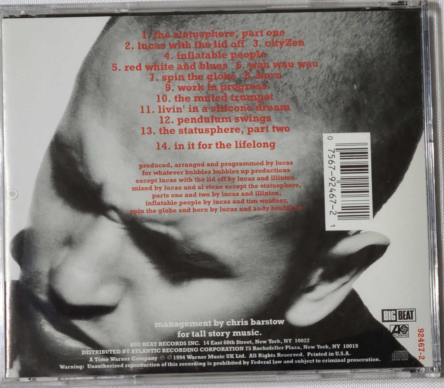 Lucas Lucacentric CD