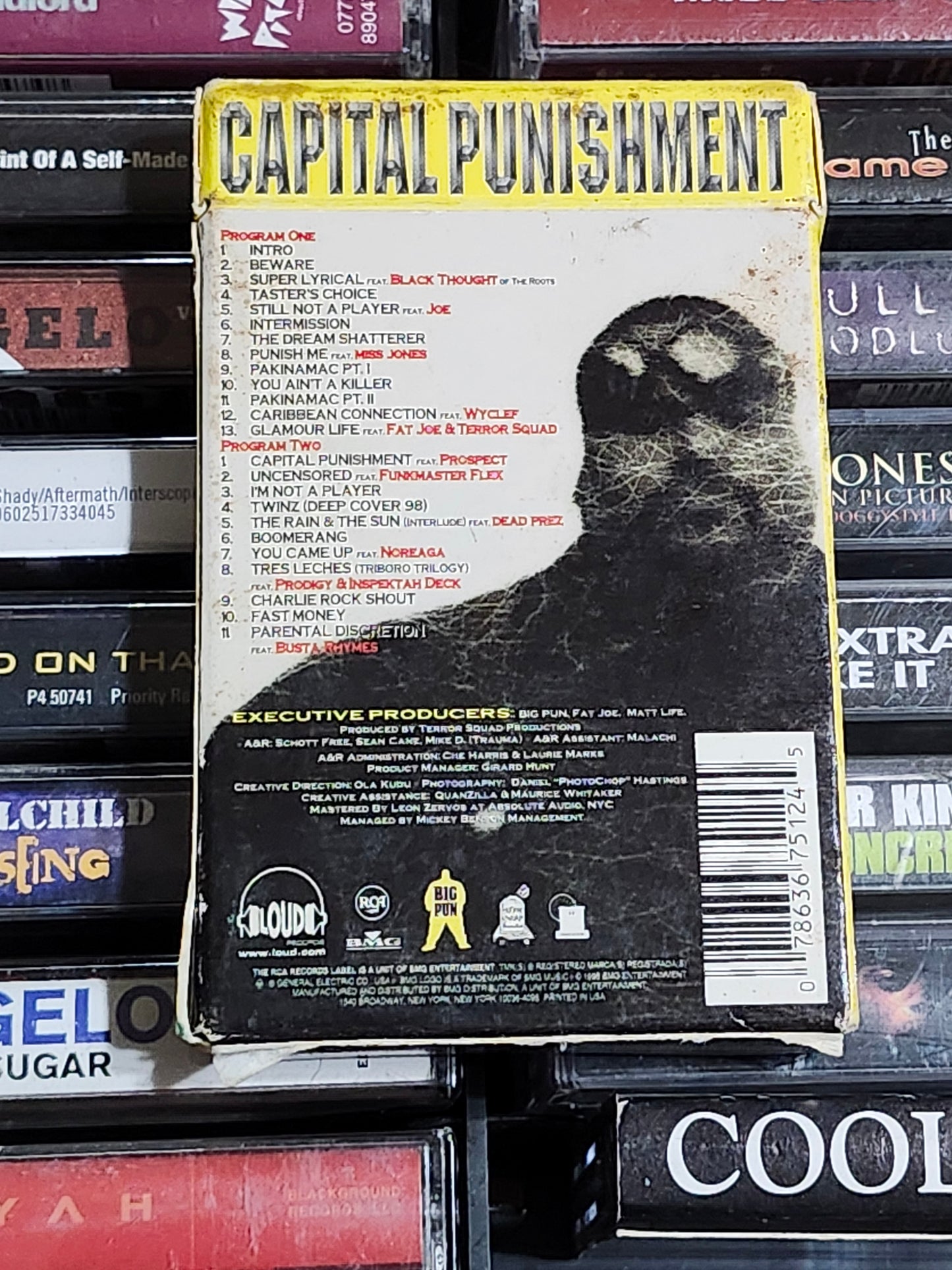 Big Pun Capital Punishment Cigarette Box Cassette Rare HTF OOP Rap
