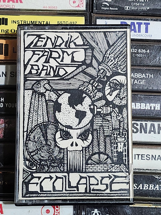 Zendik Farm Orgaztra Ecollapse Cassette Tape Rare Psychedelic Rock Folk OOP HTF