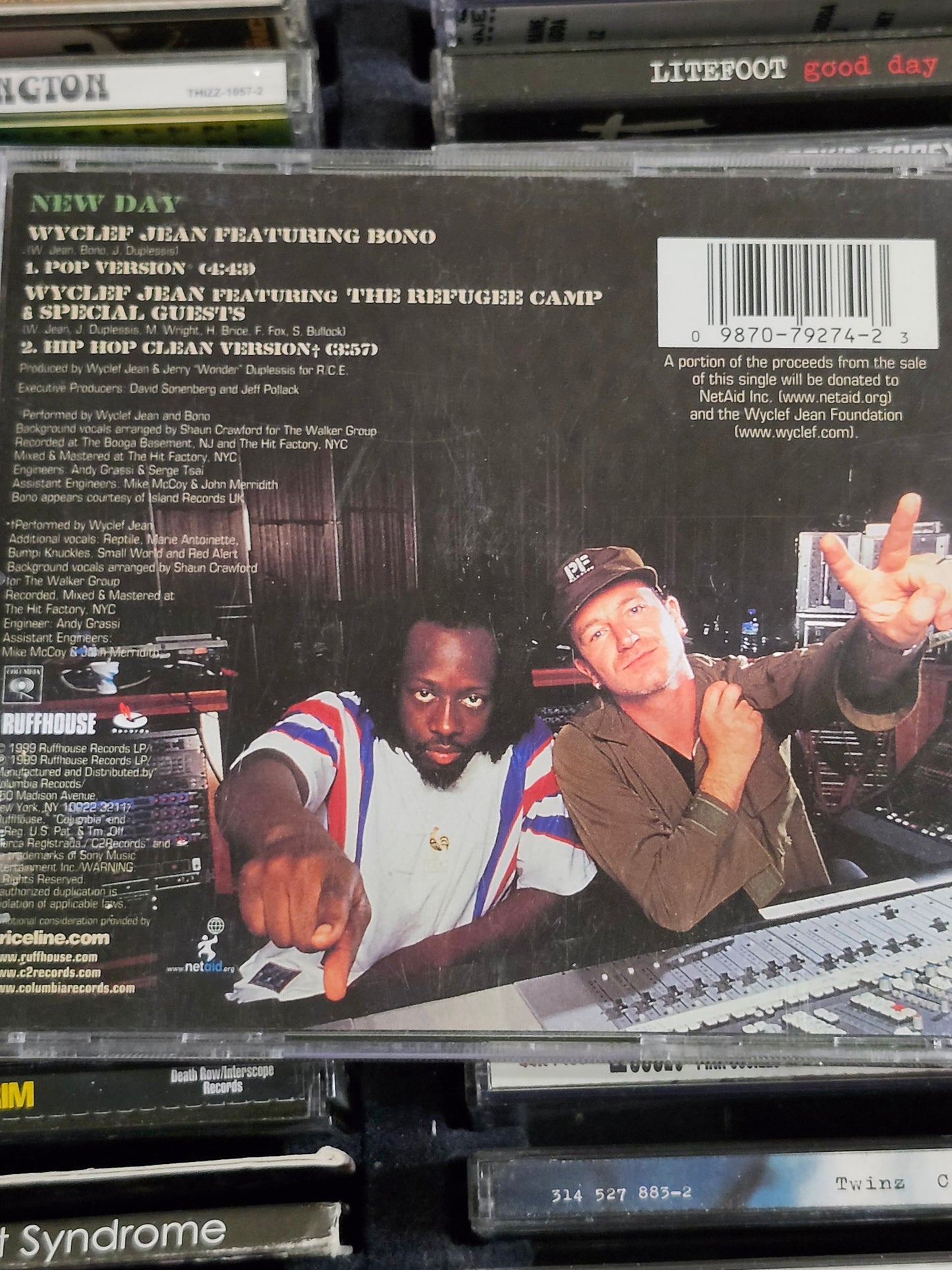 Wyclef Jean X Bono New Day CD U2